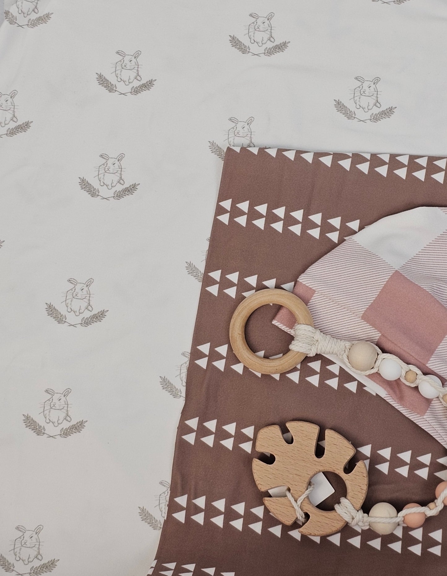 *Unique Design* Double Brushed Poly Bunny White