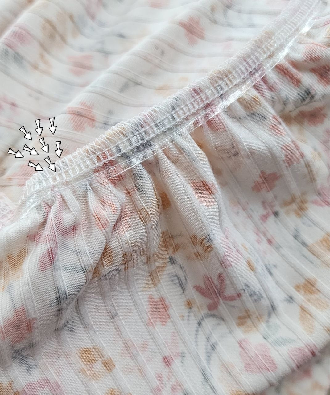 4 yds. Clear Elastic 3/8 in.
