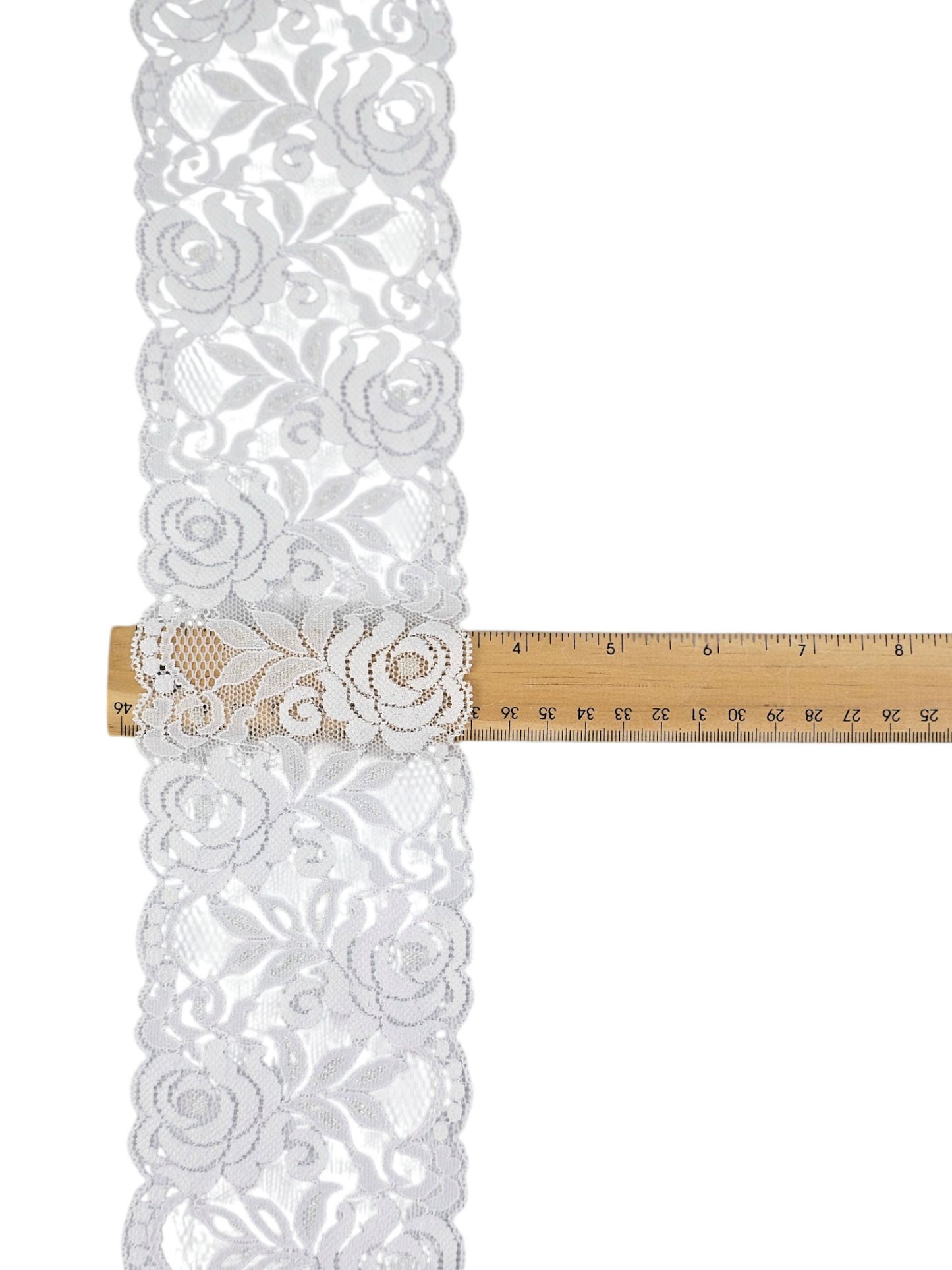 3½" White Stretch Lace