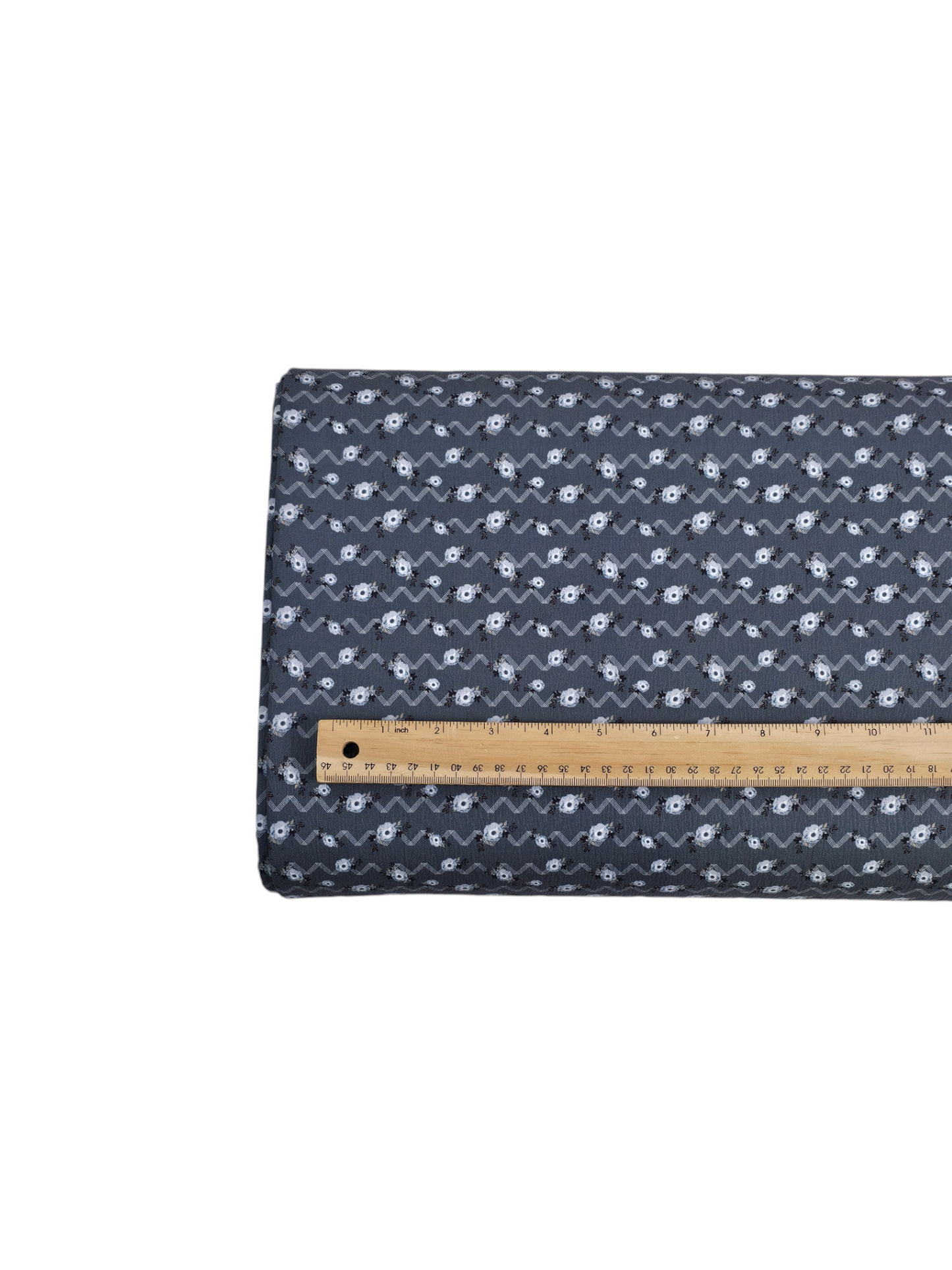* Unique Design * Pineskin Chevron Floral Spruce Blue