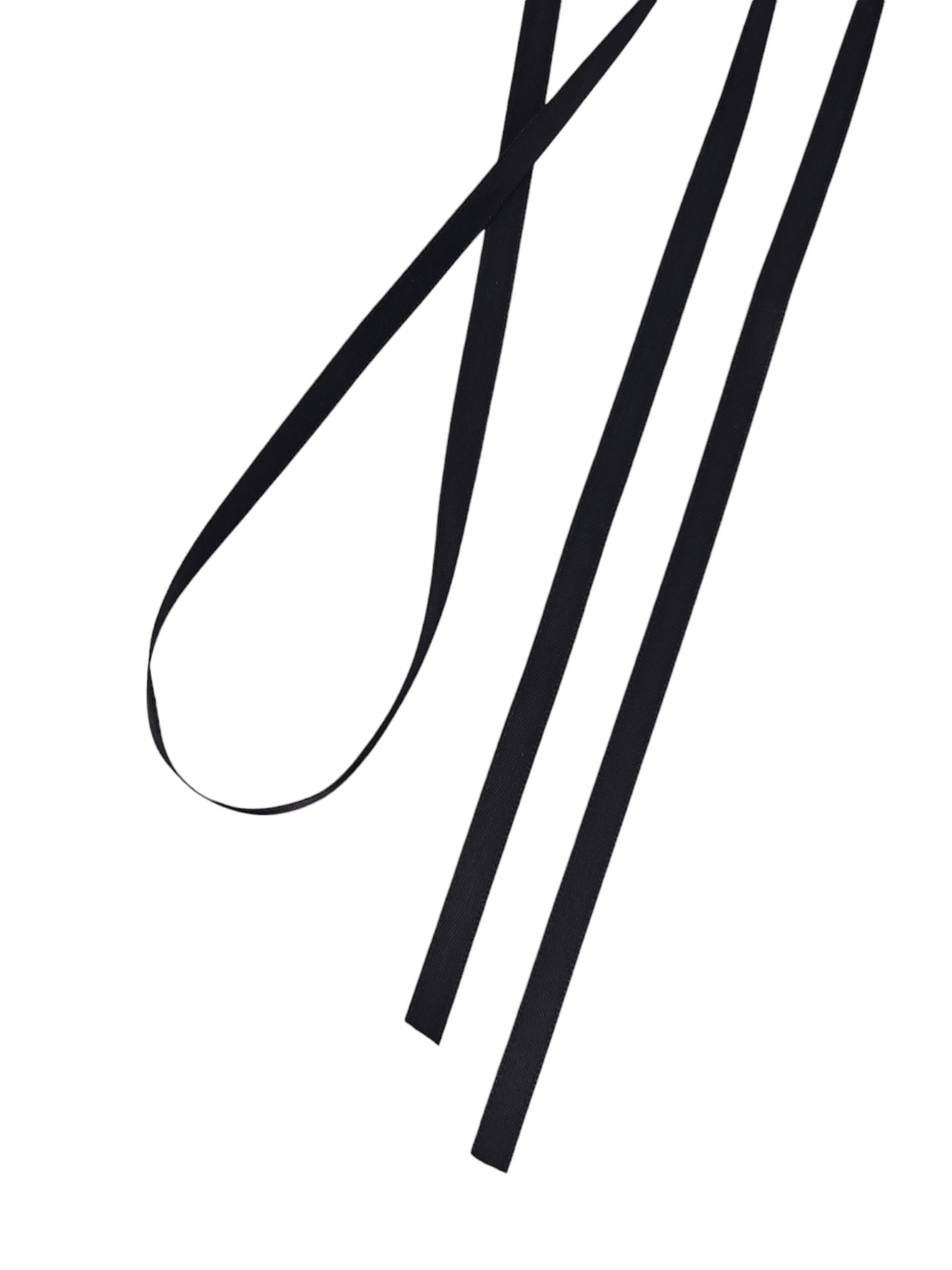 ¼" Black Satin Ribbon - 3 Yds.