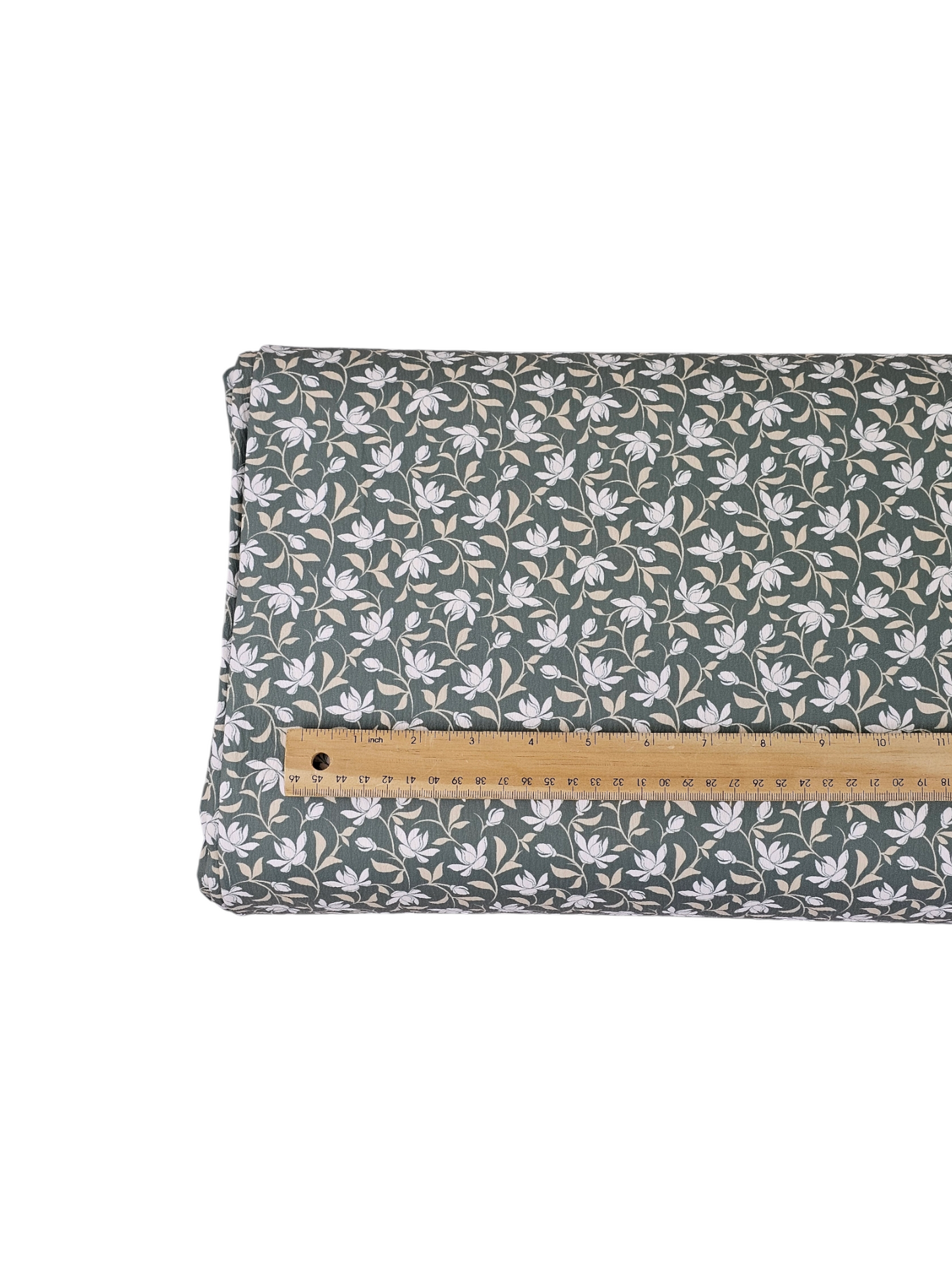 * Unique Design * Pineskin Sm Ivory Blossom Green