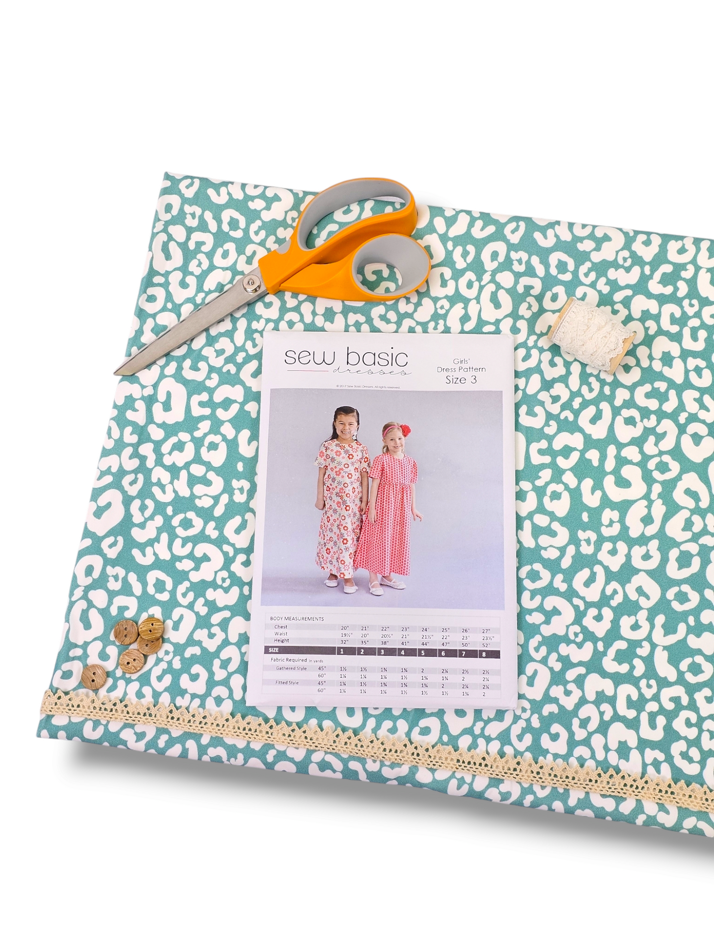 Girls Basic Dress Pattern Size 3