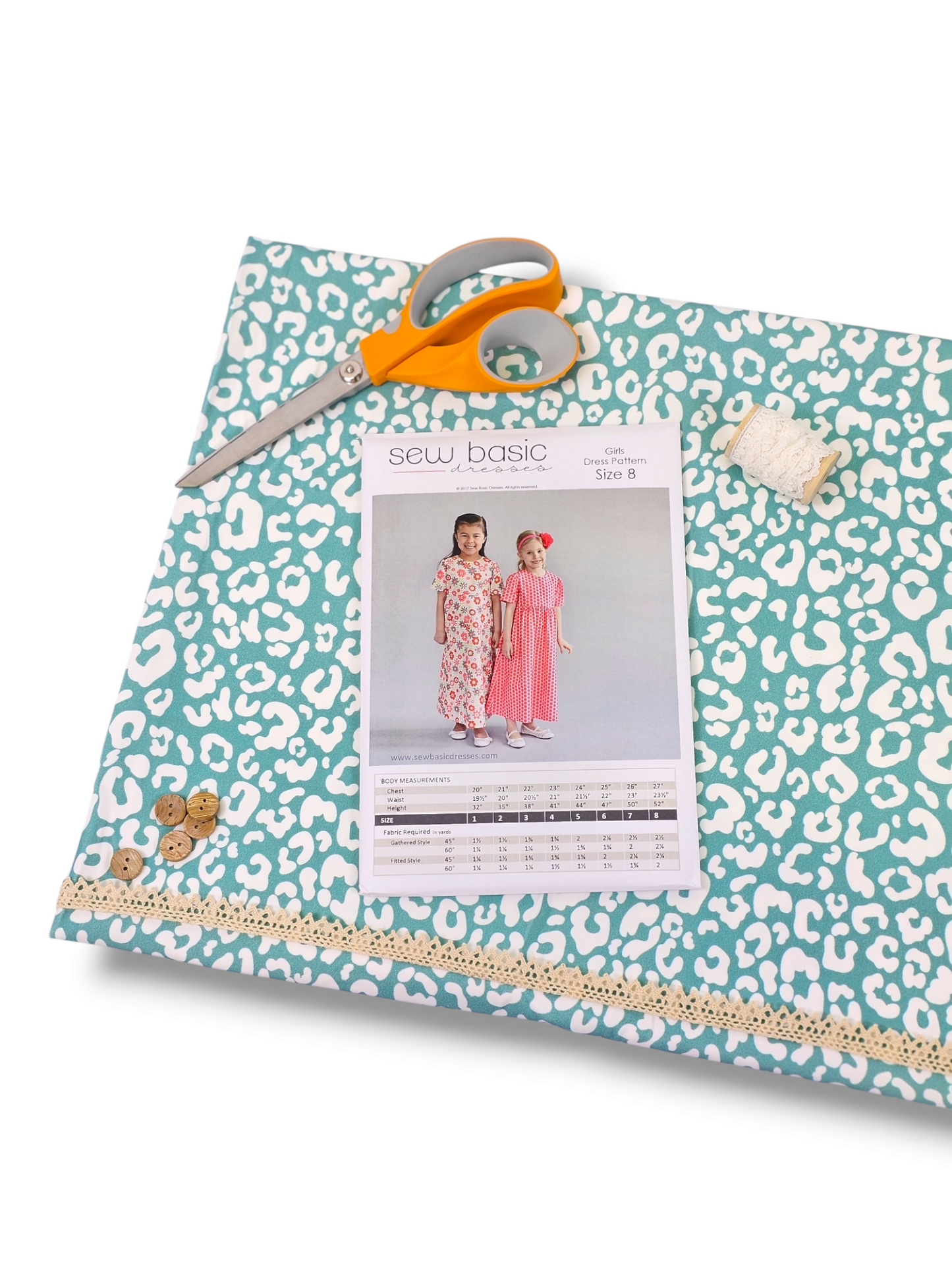 Girls Basic Dress Pattern Size 8