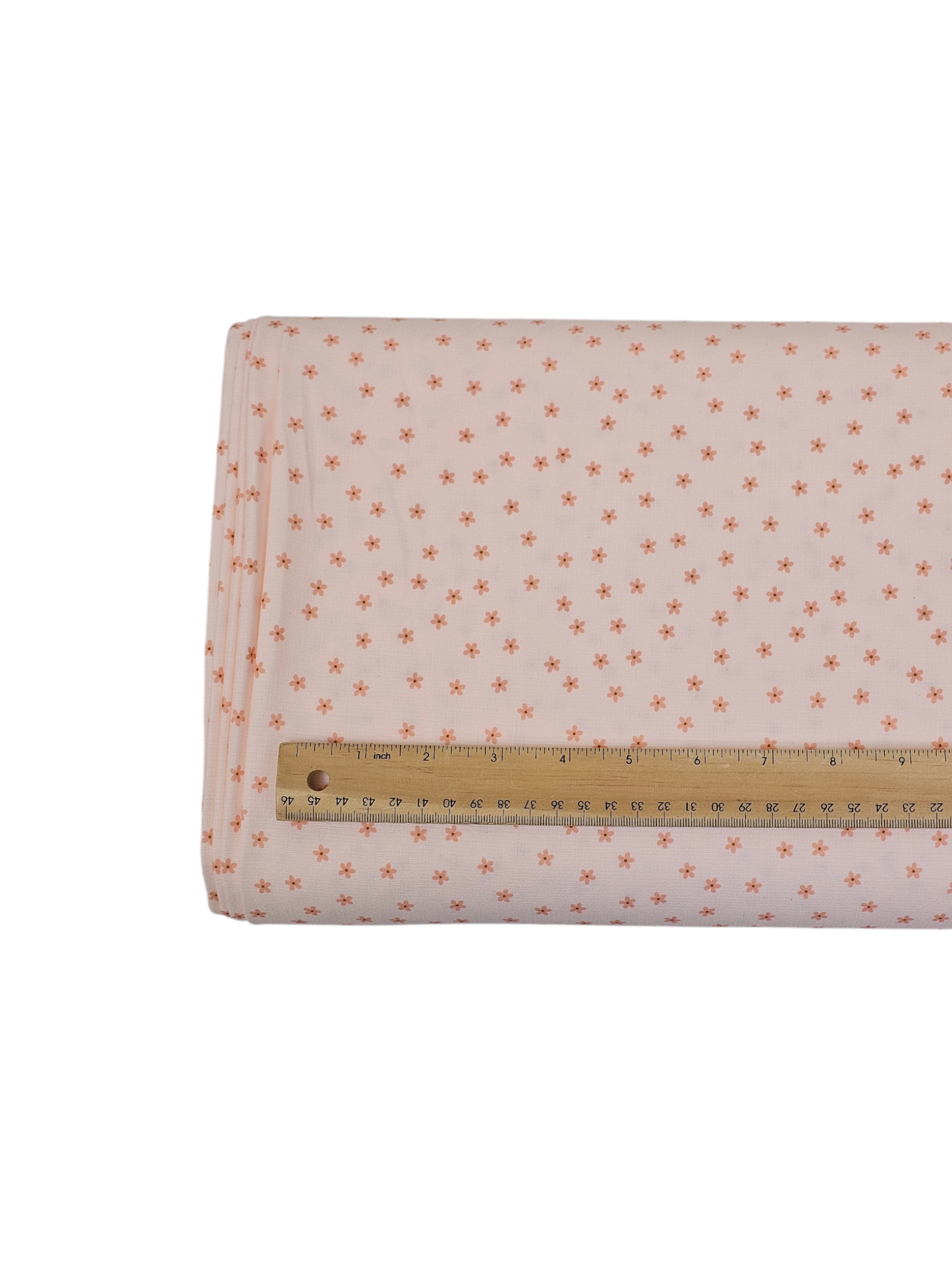 * Unique Design * Poly Slub Petite Petals Blush