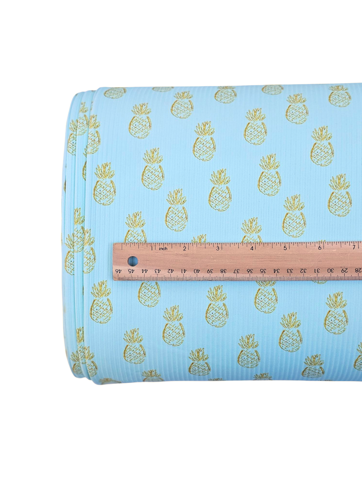 * Unique Design * Willow Ribbed Knit Pineapple Bliss Aquamarine