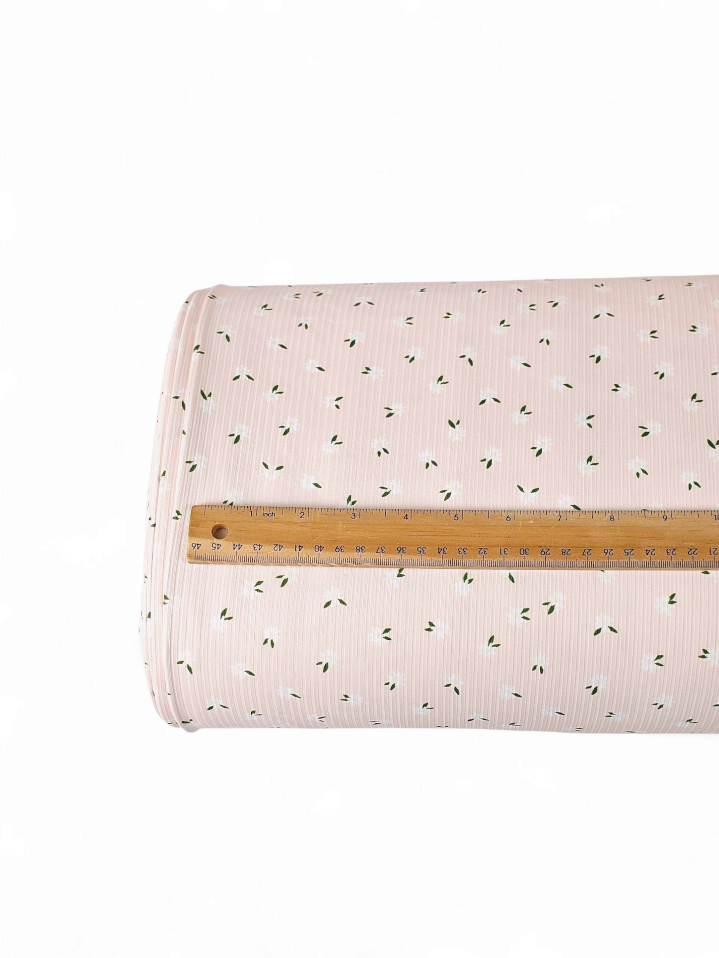 * Unique Design * Willow Ribbed Knit Simple Daisy Pastel Pink