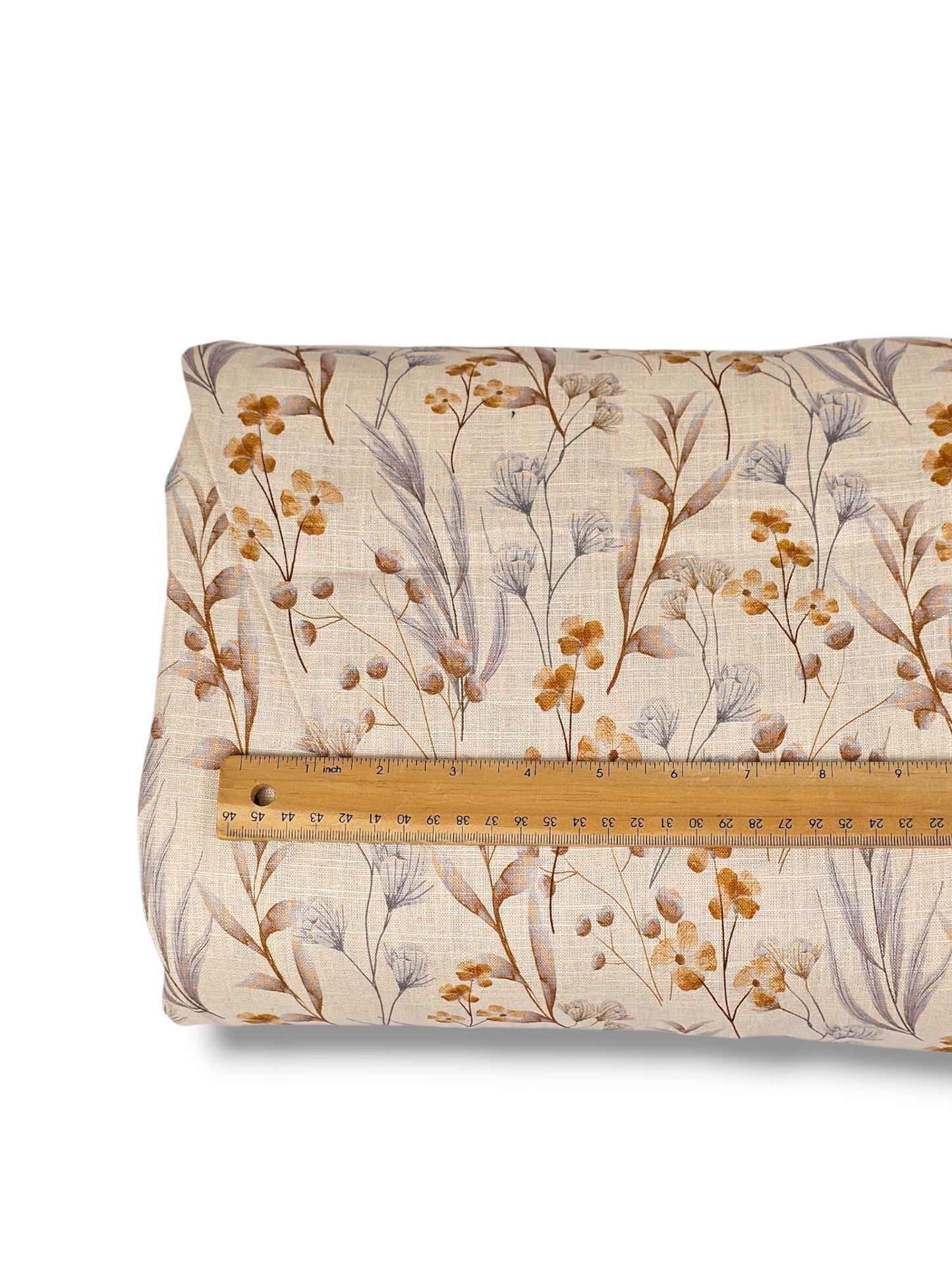 *Unique Design* Linen Wandering Vines Ivory