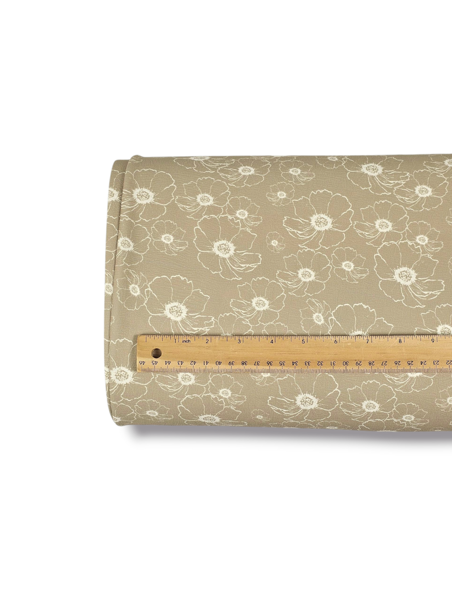 *Unique Design* Cloud Poly Peaceful Poppies Beige