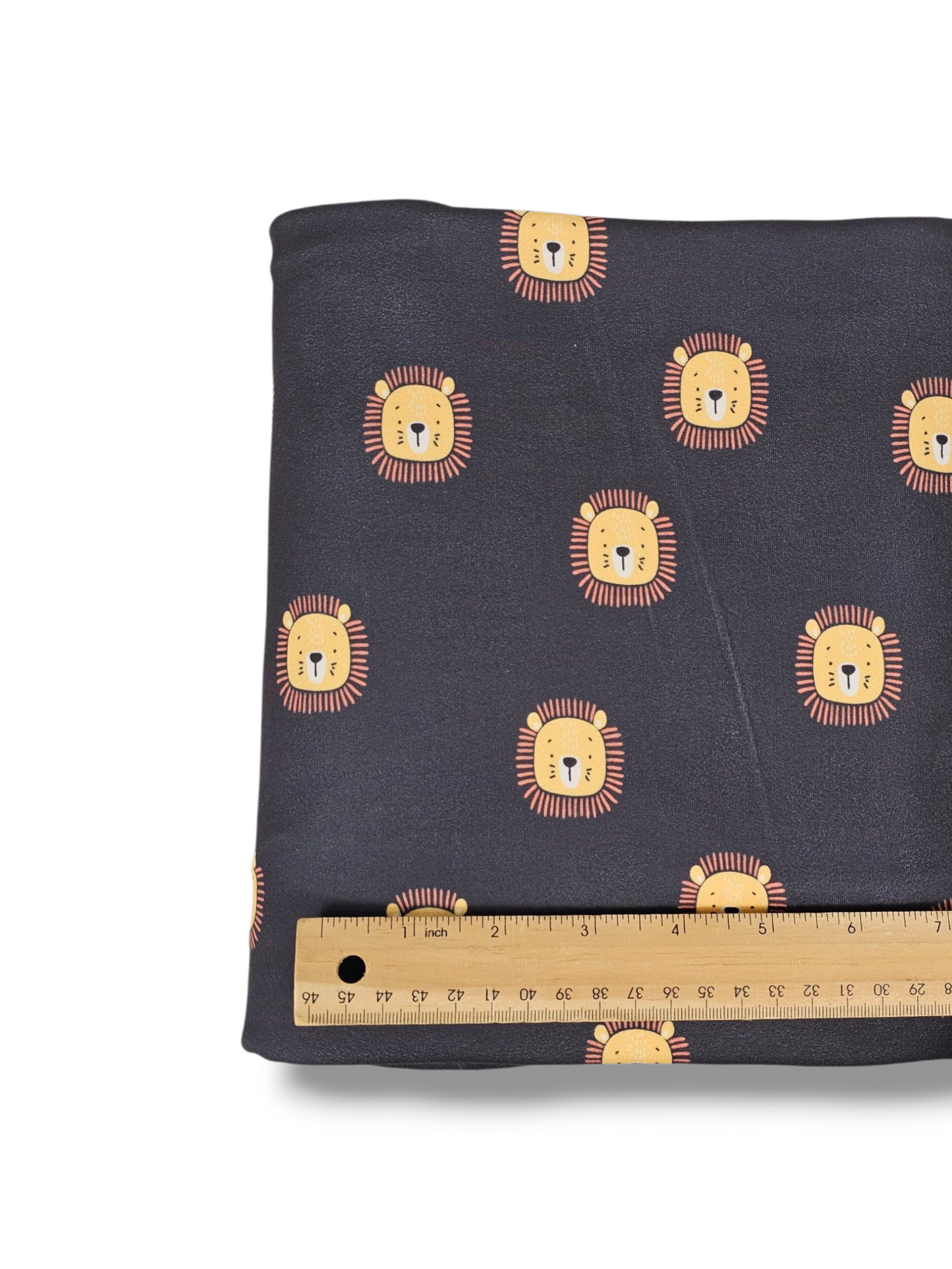 * Unique Design * Double Brushed Poly Little Lion Black