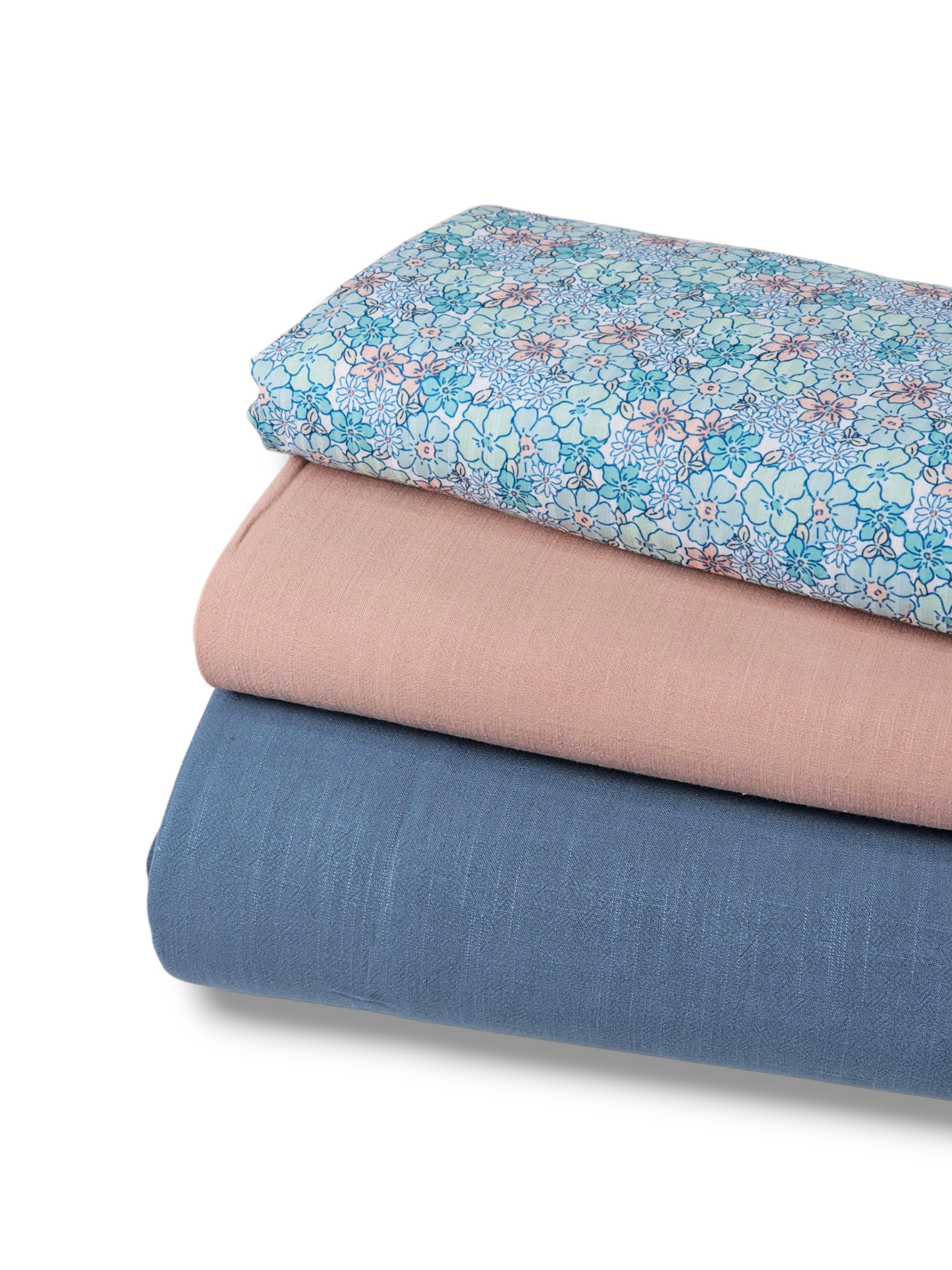 Linen Solid Slate Blue