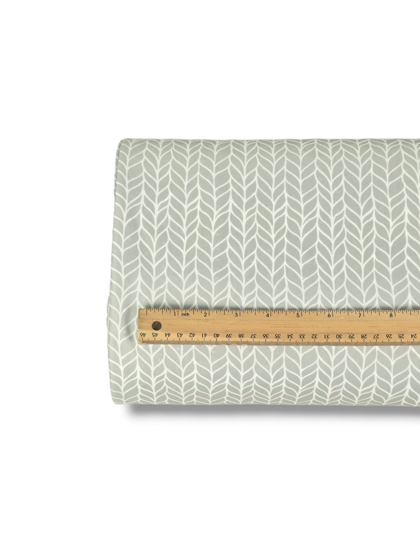 *Unique Design* Swiss Dot Knit Willow Weave Gray