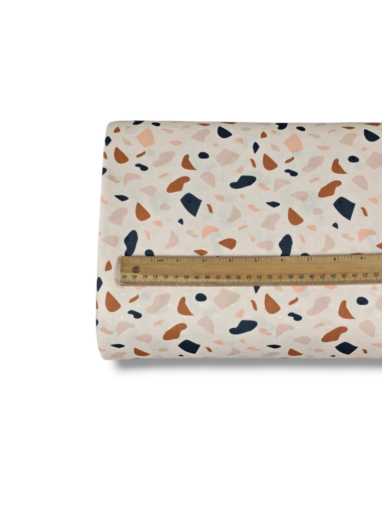 *Unique Design* Swiss Dot Knit Flintstone Cream