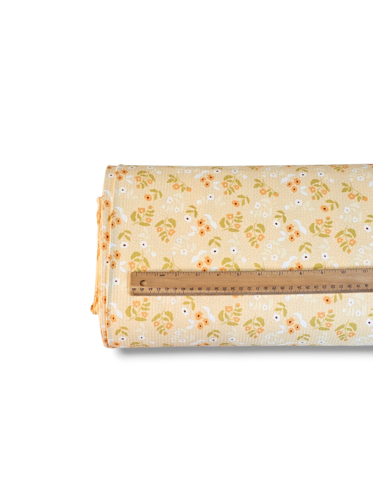 *Unique Design* Willow Ribbed Knit Darling Petals Light Yellow
