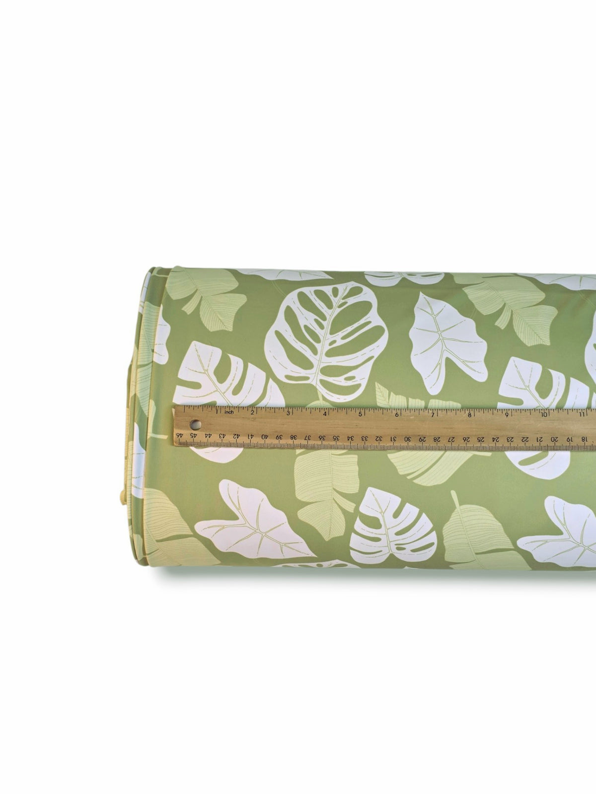 *Unique Design* Tricot Knit Tropical Leafy Jungle Green