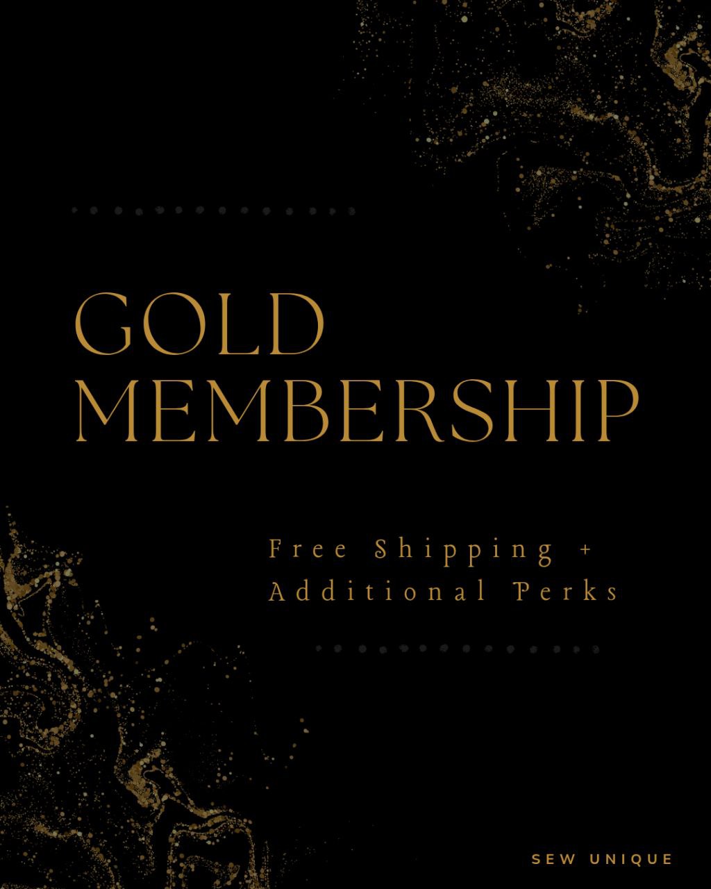 Sew Unique Gold Membership