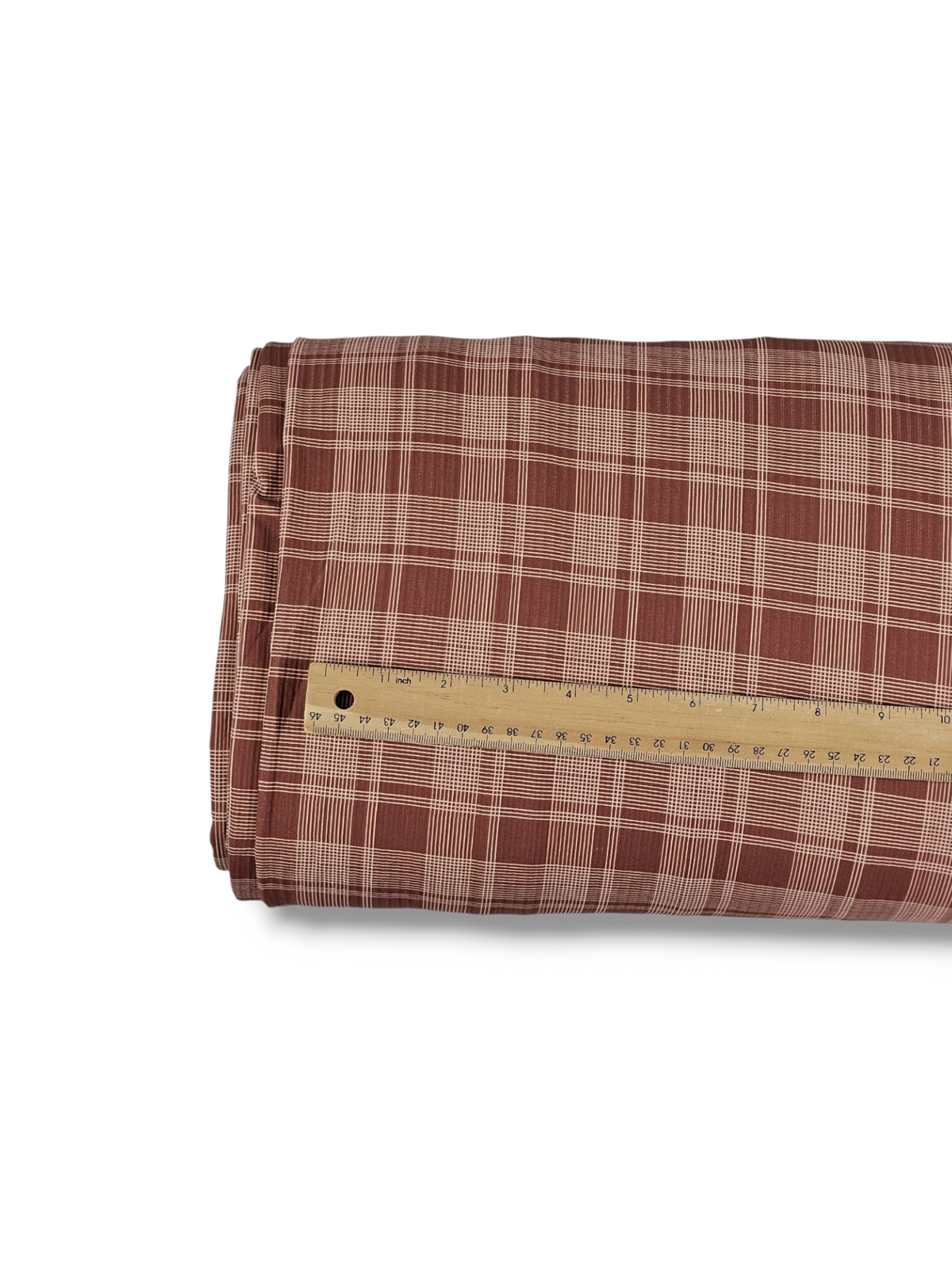 Reign Rib Knit Woven Threads Chestnut
