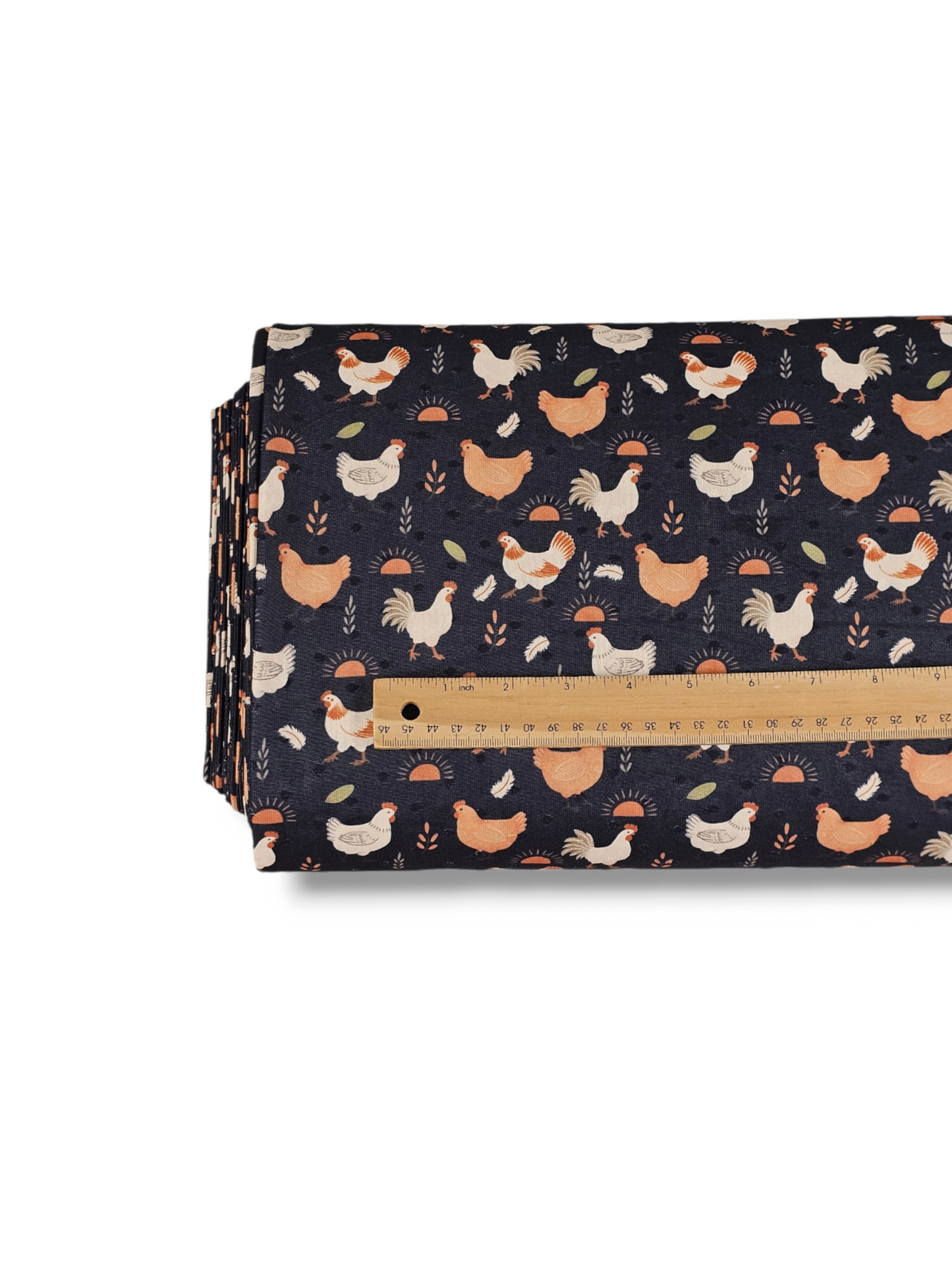 *Unique Design* Swiss Dot Knit Sunrise Coop Black