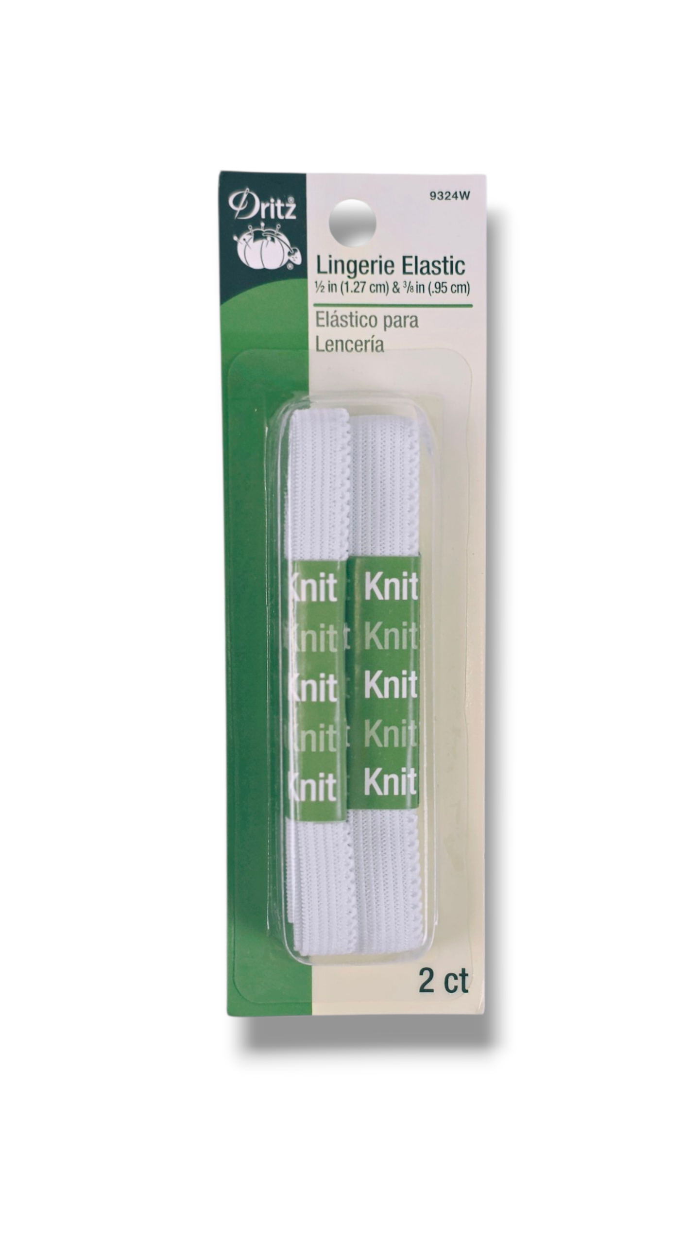 ½" Lingerie Elastic White