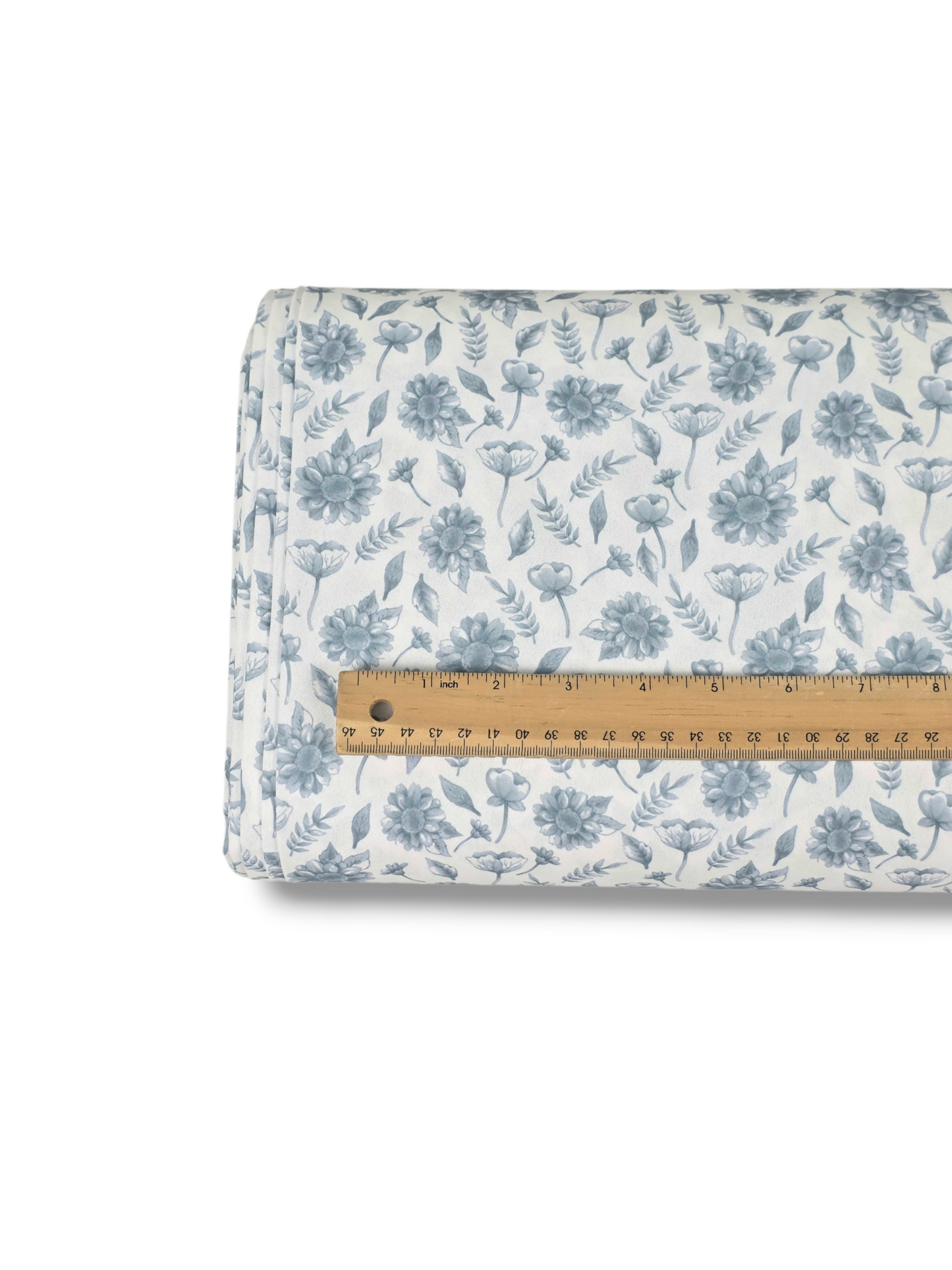 * Unique Design * Poly Breeze Soft Indigo Garden