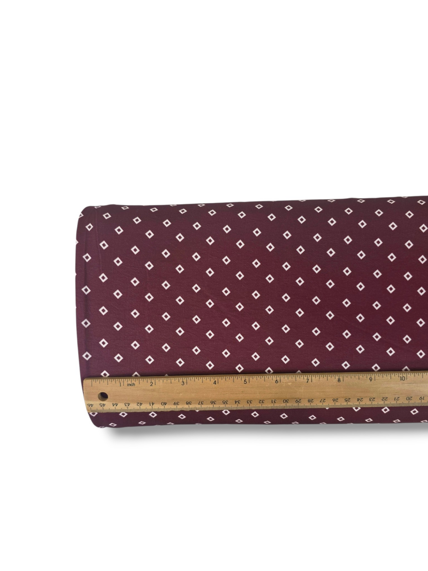 *Unique Design* Cloud Poly Modern Diamond Burgundy