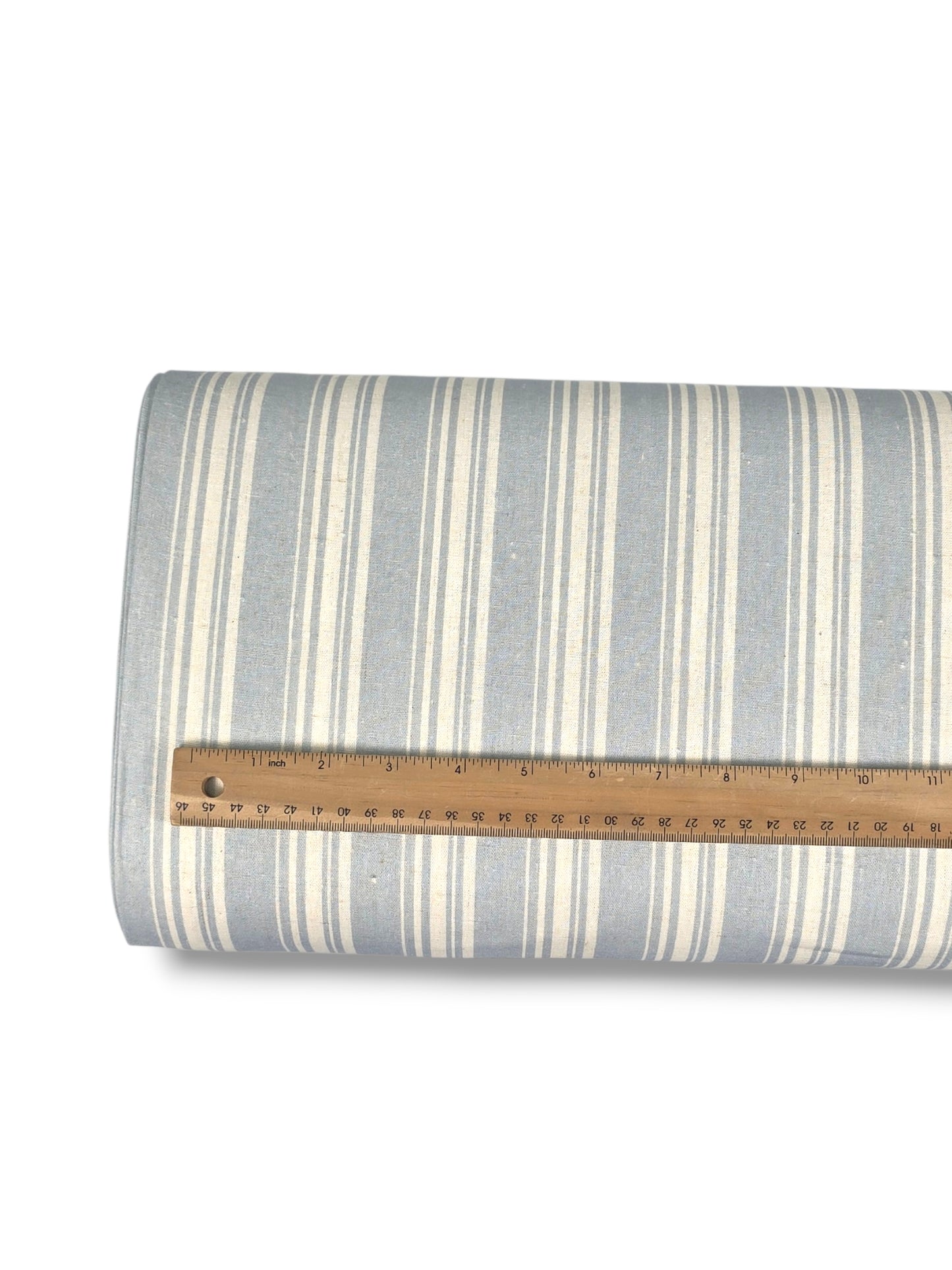 Cotton Linen Harbor Pinstripe Haze