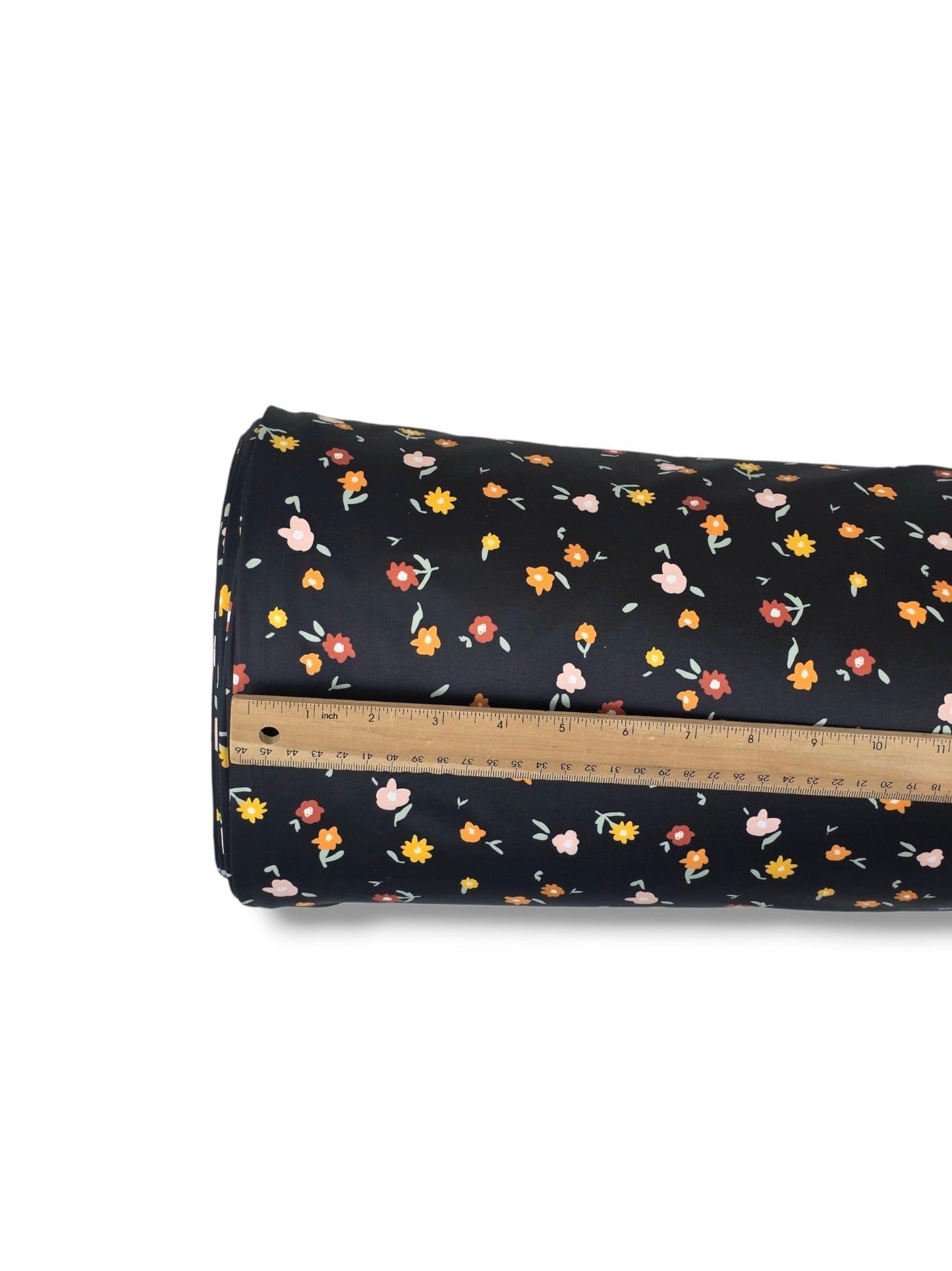 *Unique Design* Tricot Knit Sunset Meadow Black