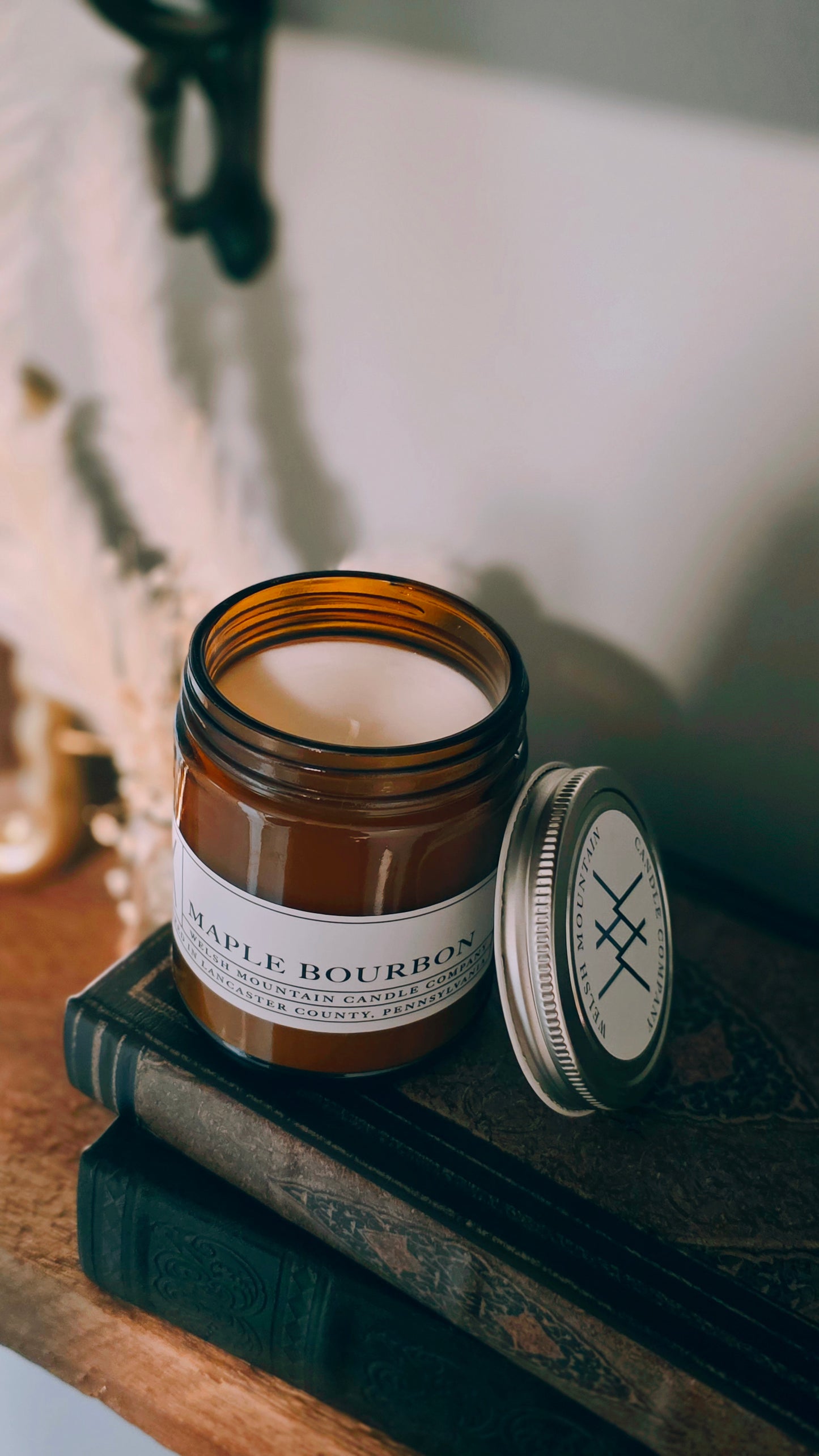 Maple + Bourbon Coconut Wax Candle 9 Oz.