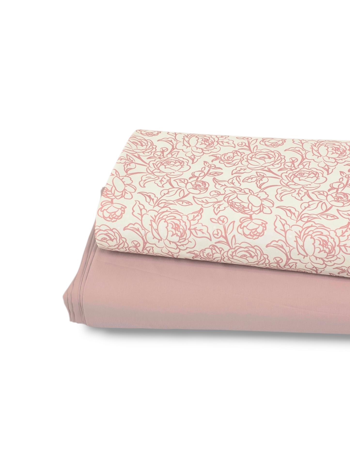 Crinkle Stretch Satin Blush