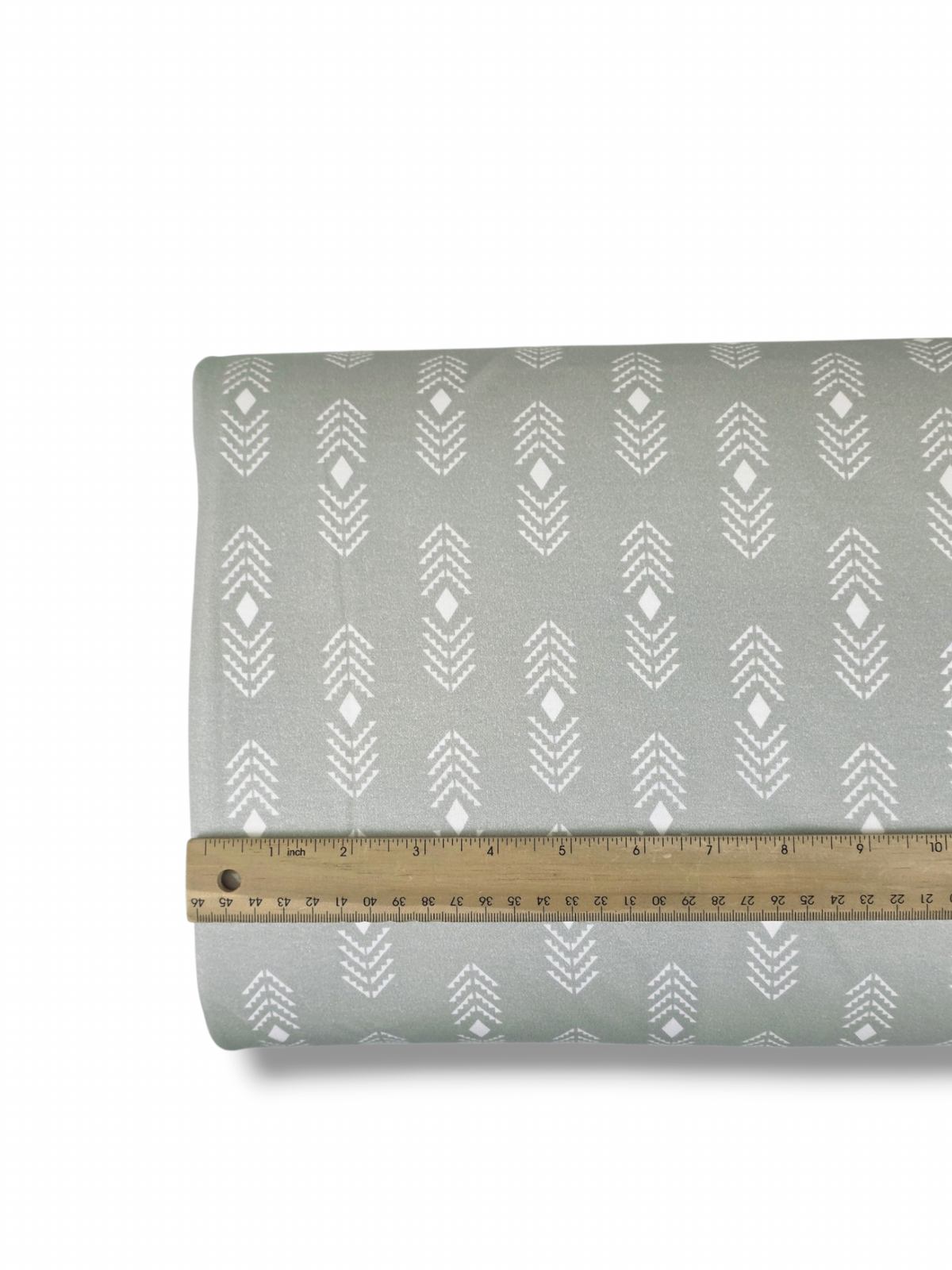 * Unique Design * Cotton Knit Tribal Diamond Dusty Sage