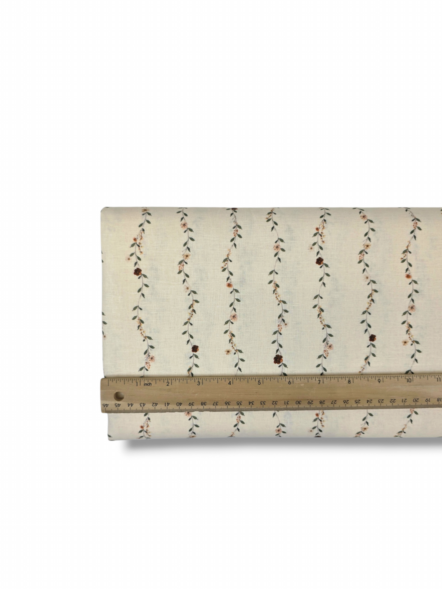 Cotton Linen Vintage Vines Cream
