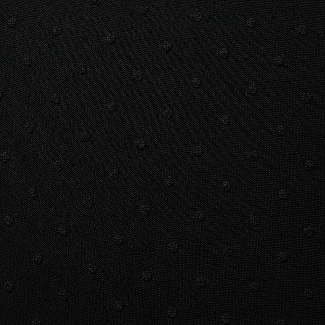 Swiss Dot Knit Solid Black