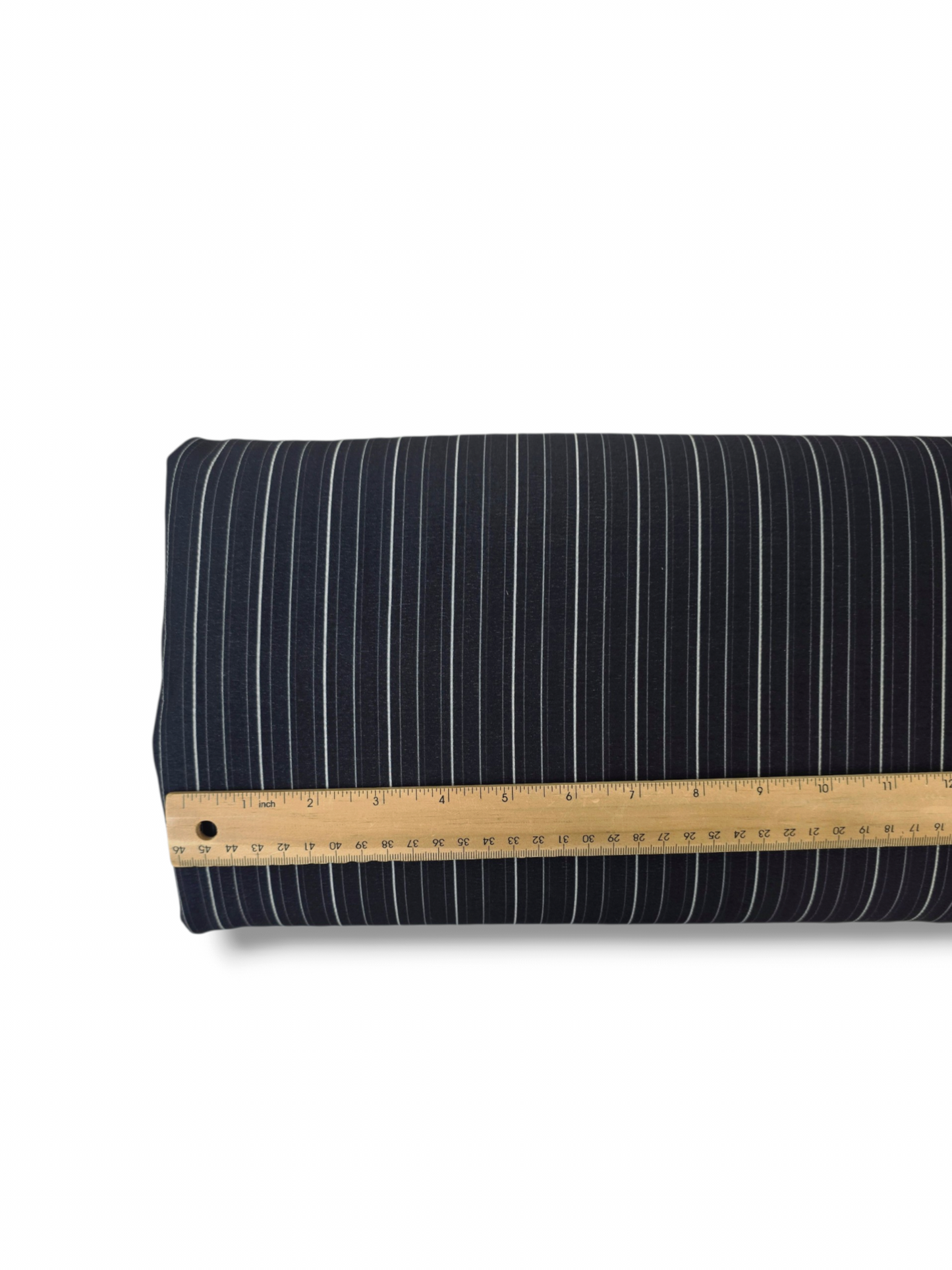 * Unique Design * Crinkled Crepe Willow Stripe Charcoal