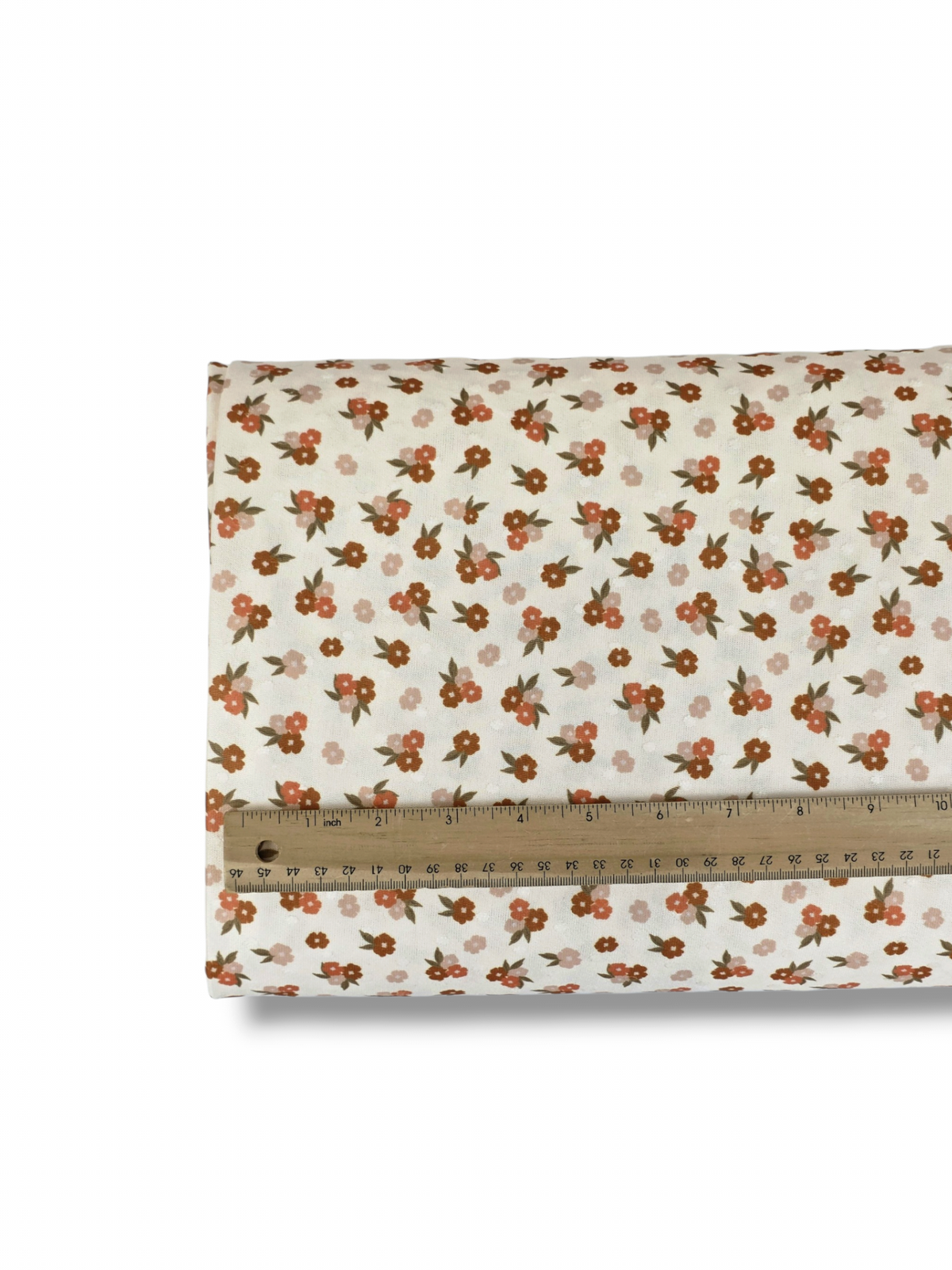 * Unique Design * Swiss Dot Knit Autumn Posies