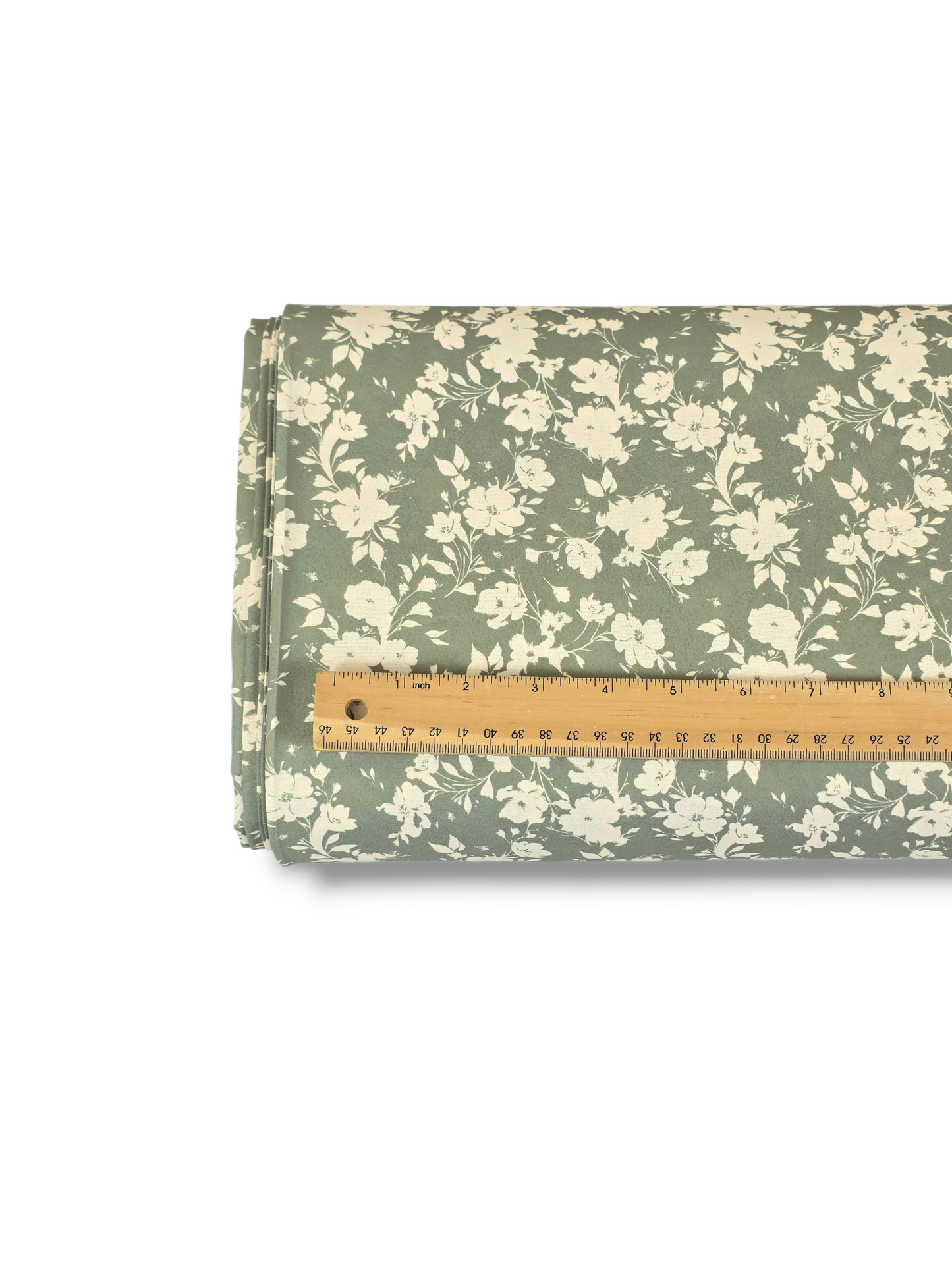 * Unique Design * Betty Polyester Heritage Flowers Green