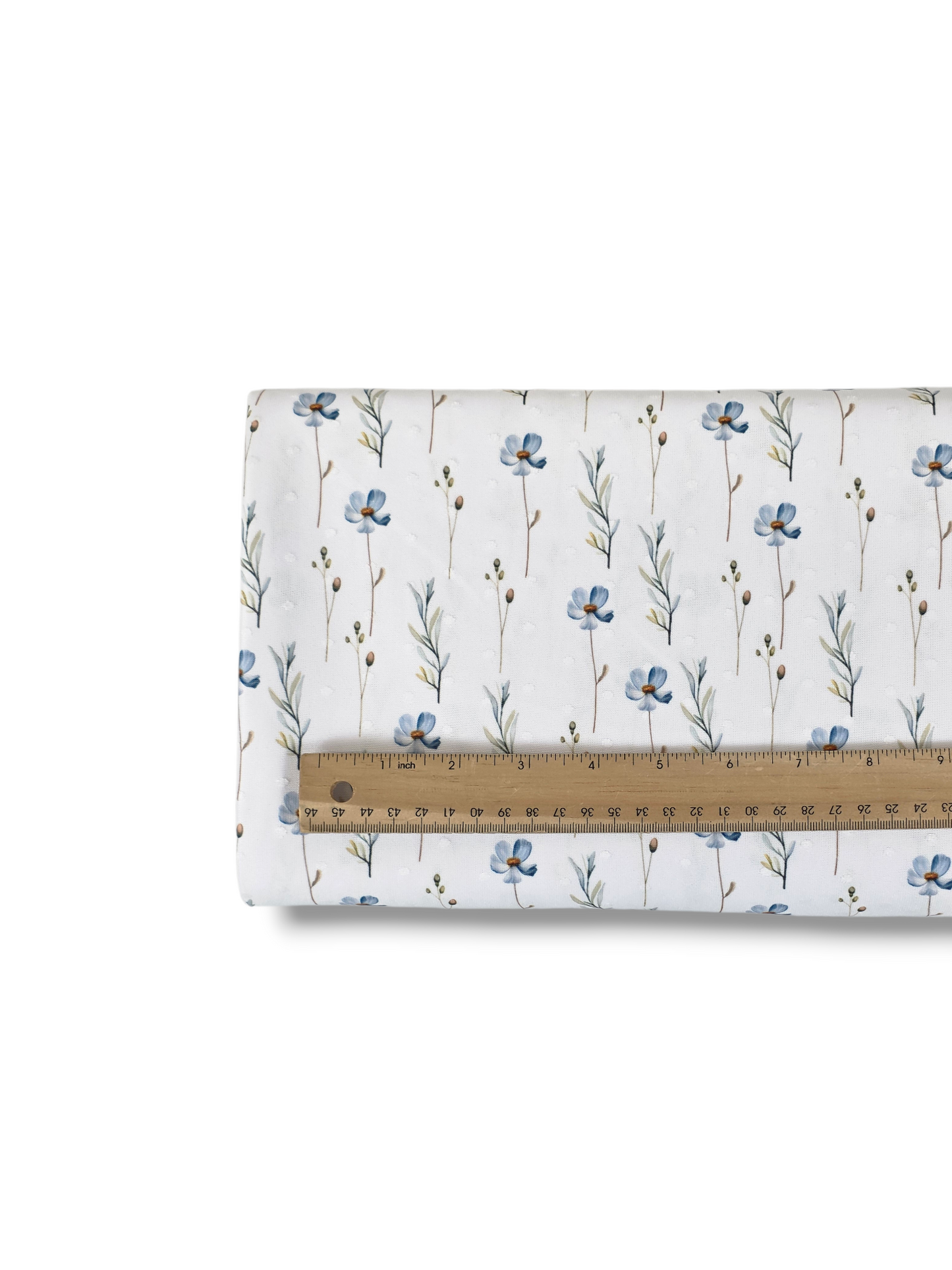 * Unique Design * Swiss Dot Knit Spring Whispers White