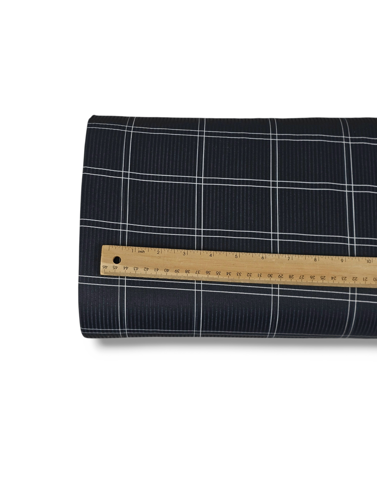 *Unique Design* Willow Ribbed Knit Modern Graph Black