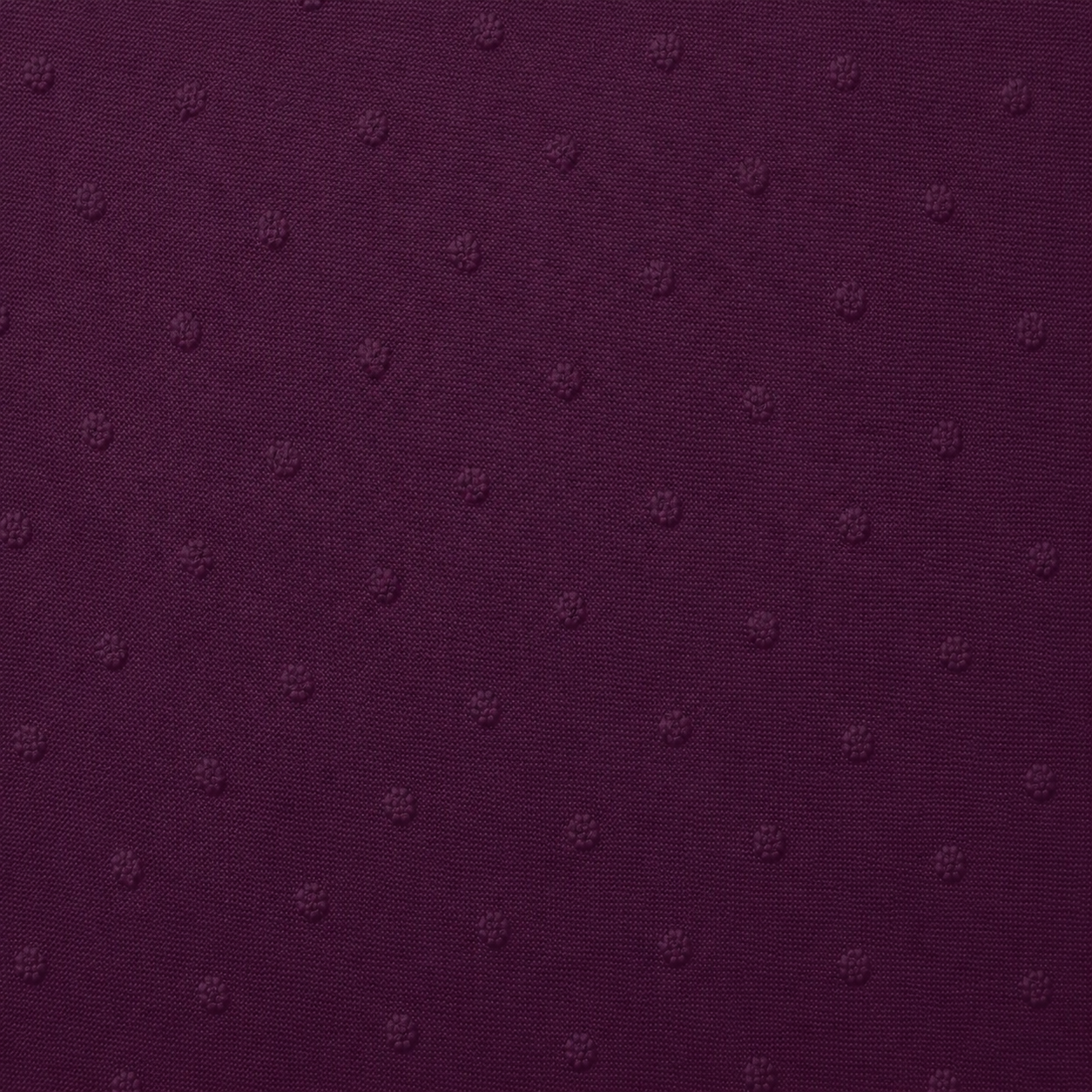 Swiss Dot Knit Solid Plum