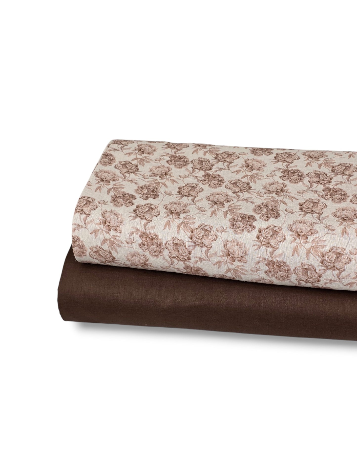 Brushed Walnut Solid Linen