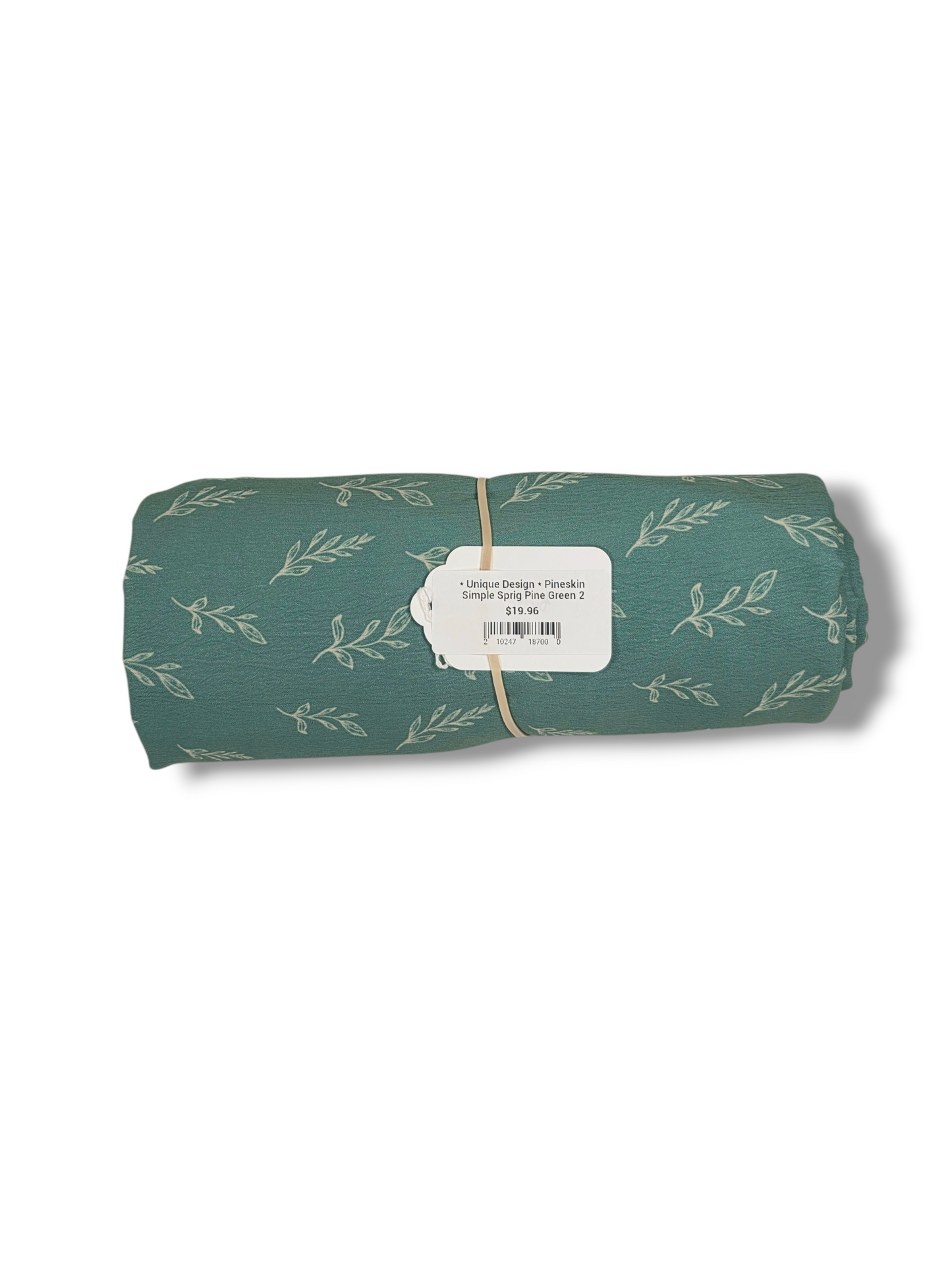 * Unique Design * Pineskin Simple Sprig Pine Green 2 Yd