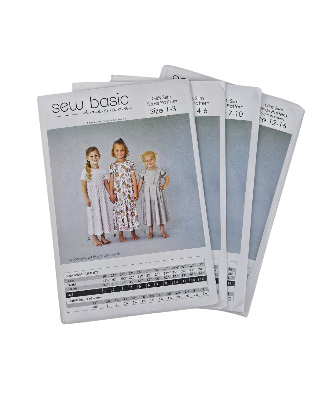 Girls Slim Dress Patterns