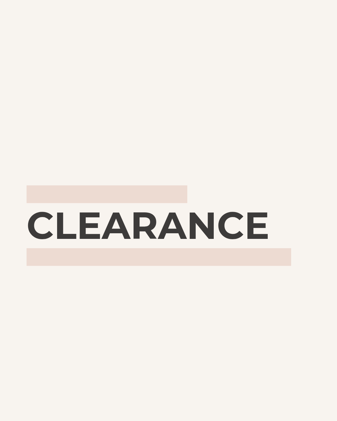 Clearance Items