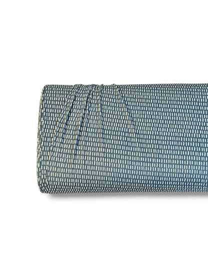 *Unique Design* Willow Ribbed Knit Desert Stitch Blue