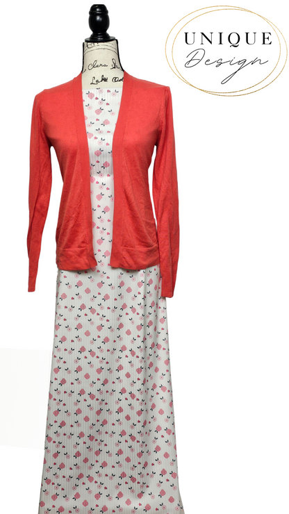 *Unique Design* Cloud Poly Floating Floral Pink