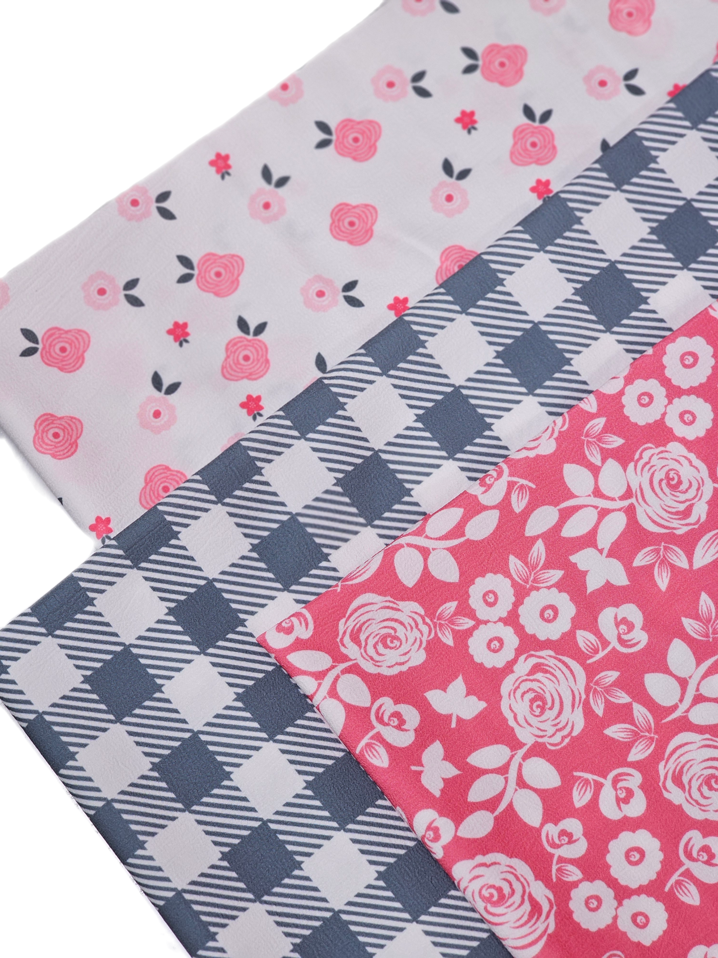 *Unique Design* Cloud Poly Floating Floral Pink
