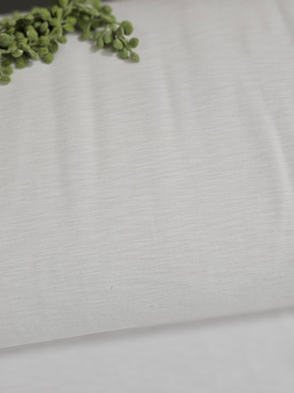 Spun Poly Spandex White 2¾ Yard Remnants