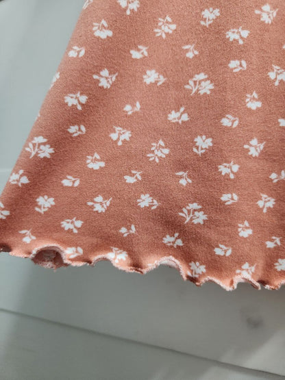 0-3 Month Petite Print Double Brushed Poly Dress