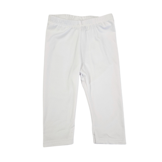 White Full Length Leggings 9 Mo.