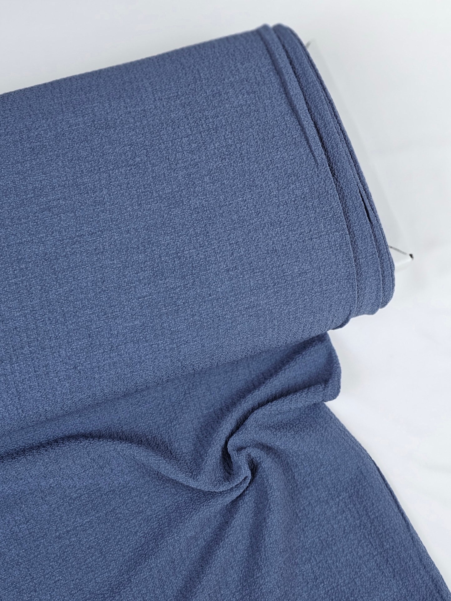 Ella Slate Blue Polyester 1 Yd Remnant