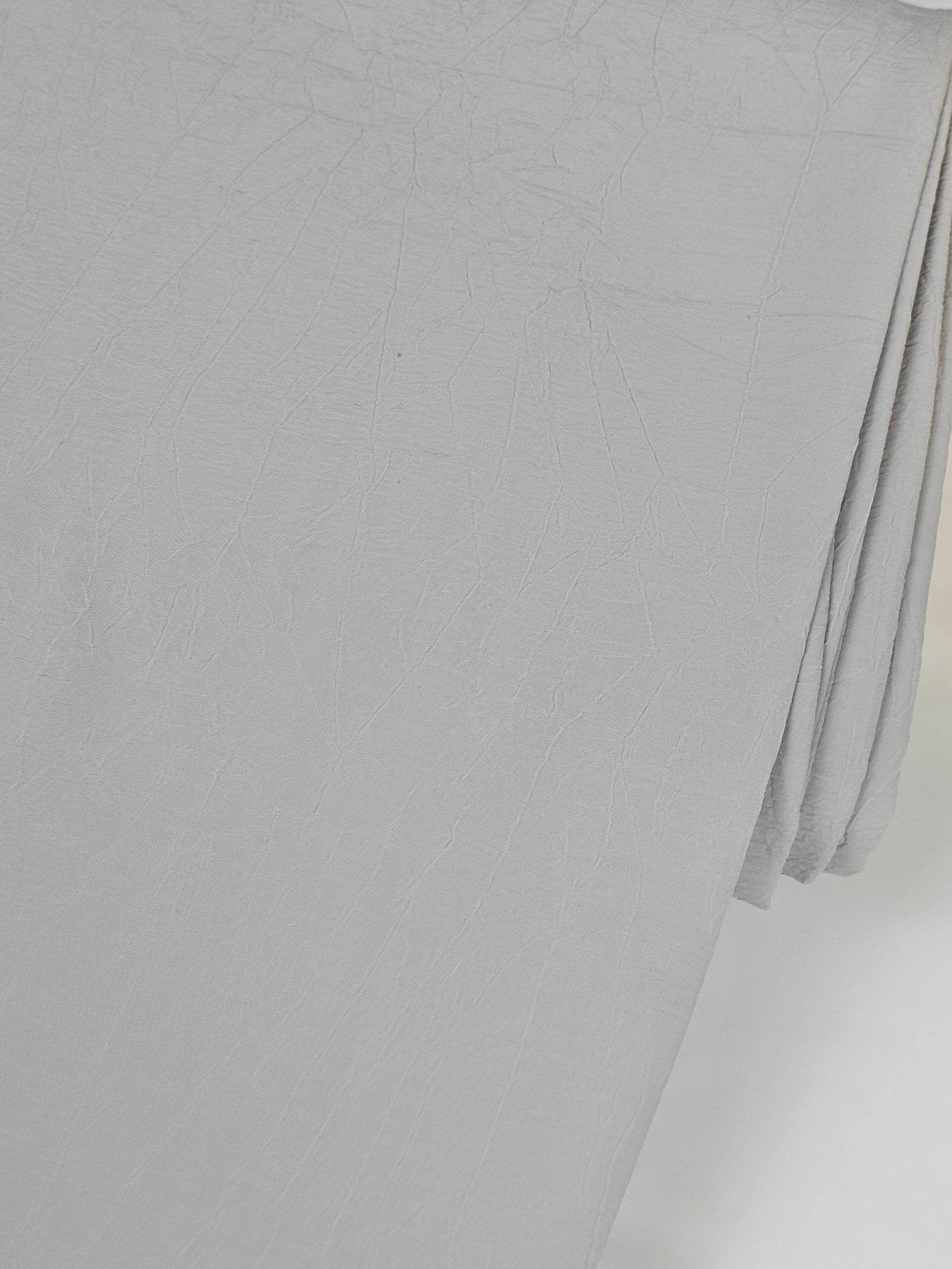 Crinkle Polyester Gray
